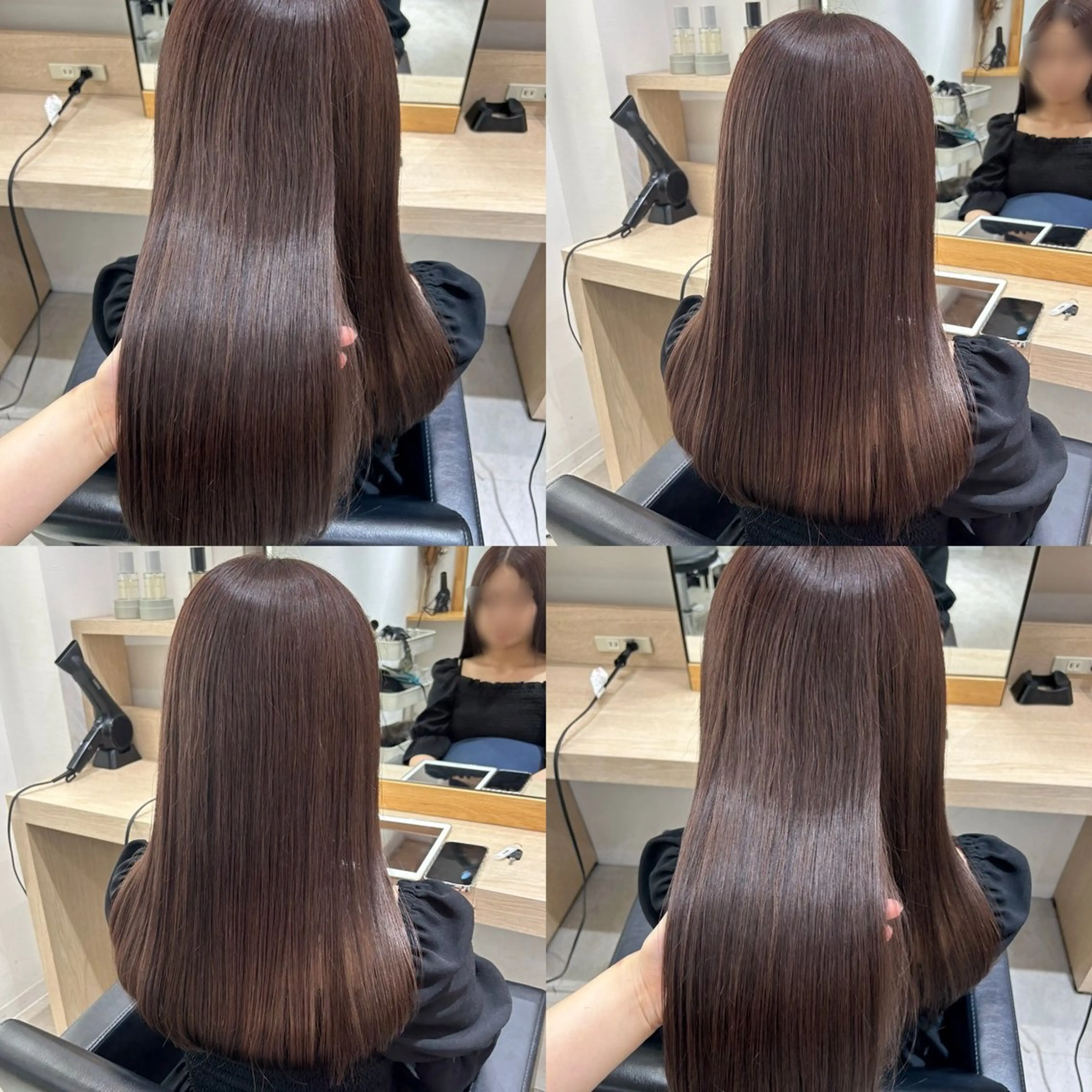 セミロング カラー カット ヘアカラー トリートメント 🤍透明感/韓国風 🤍サクラギヒトミのヘアスタイル