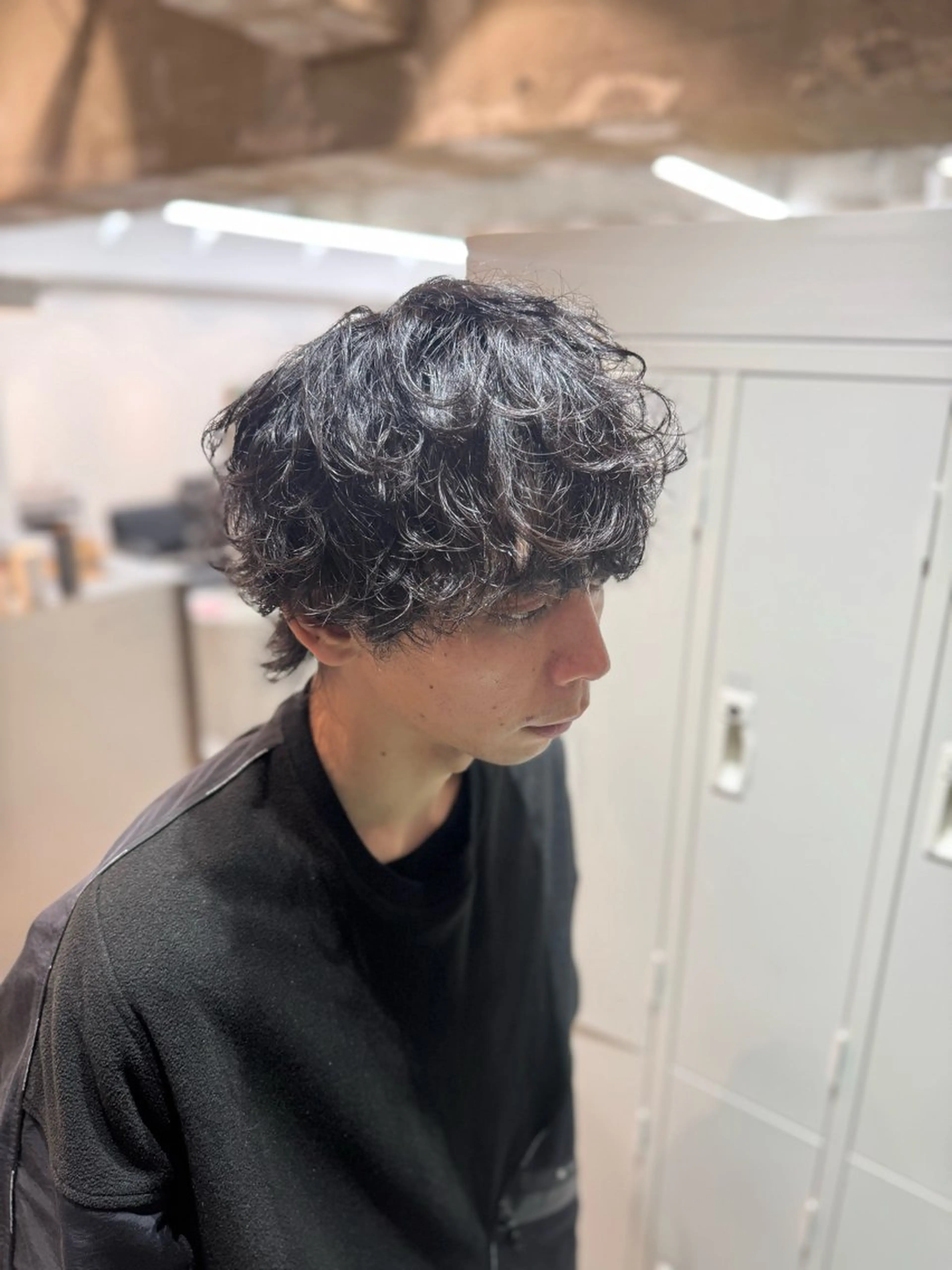 パーマ メンズ フェザーパーマ メンズパーマ スペインカール 波巻きパーマ ニュアンスパーマ カット パーマ 大宮/メンズパーマ 関勇也のヘアスタイル