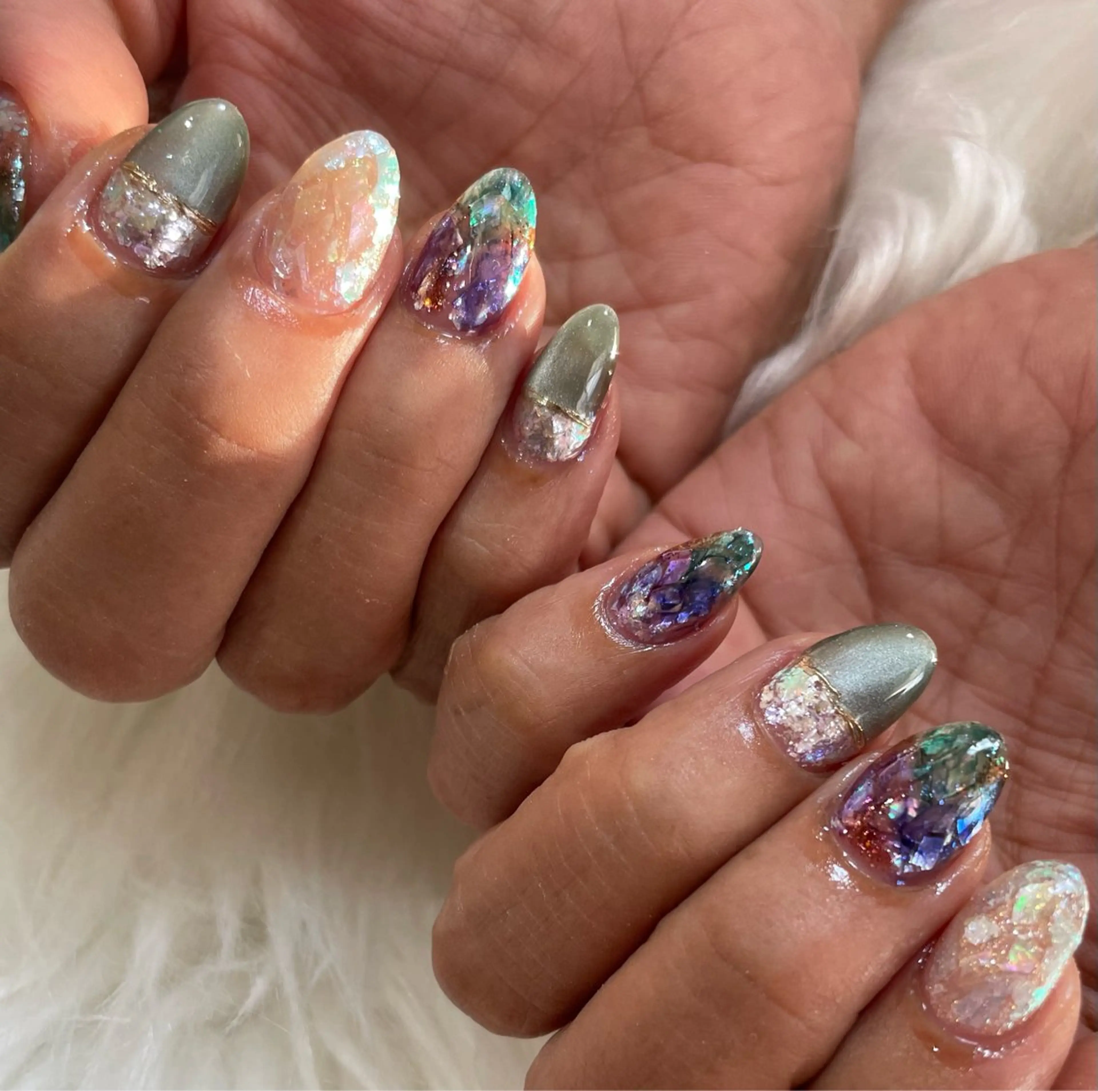 ネイル ハンドネイル nail salon HIRUKANAのネイルデザイン