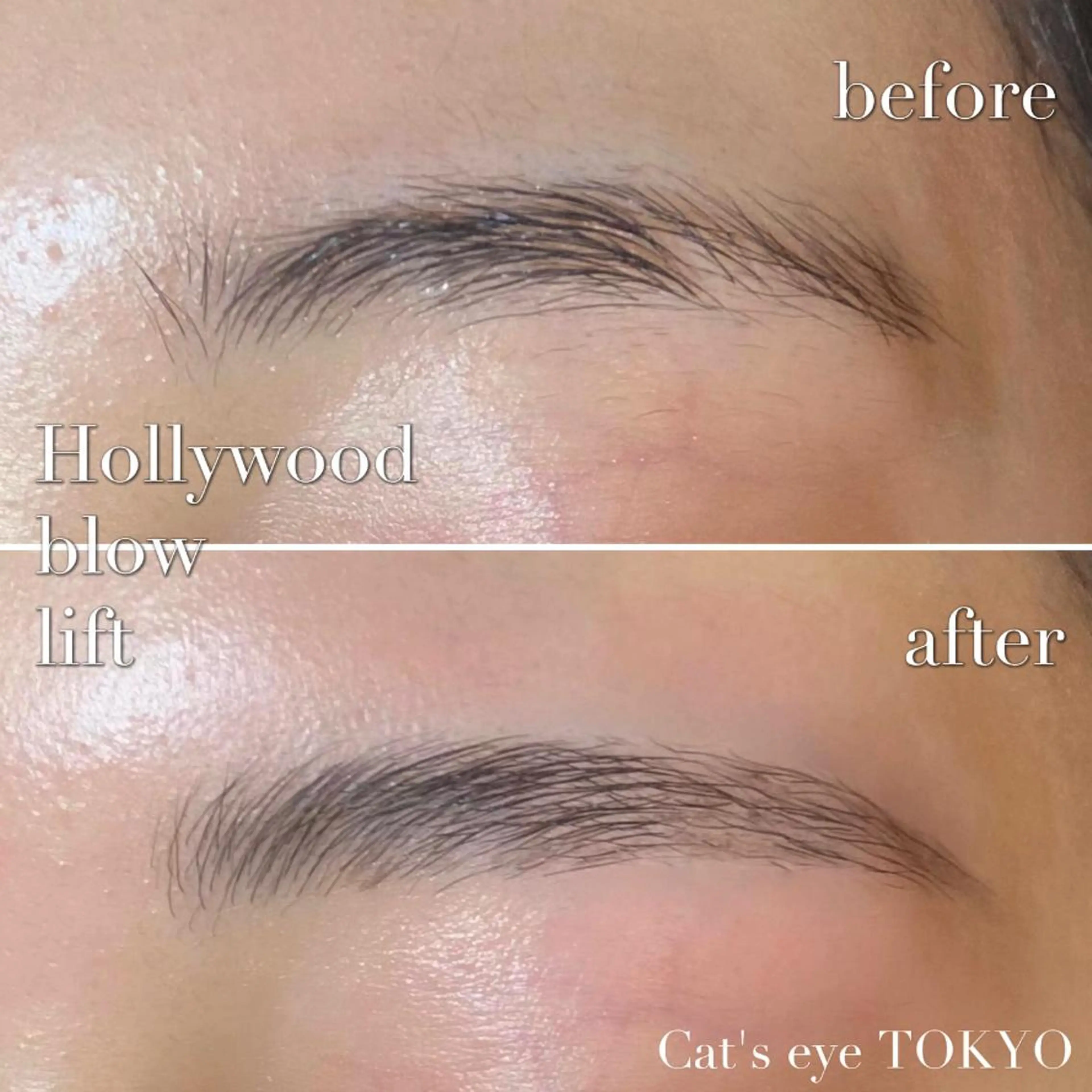 アイブロウ ハリウッドブロウリフト 眉毛ワックス脱毛 Cat's eye TOKYO 新宿店のネイルデザイン