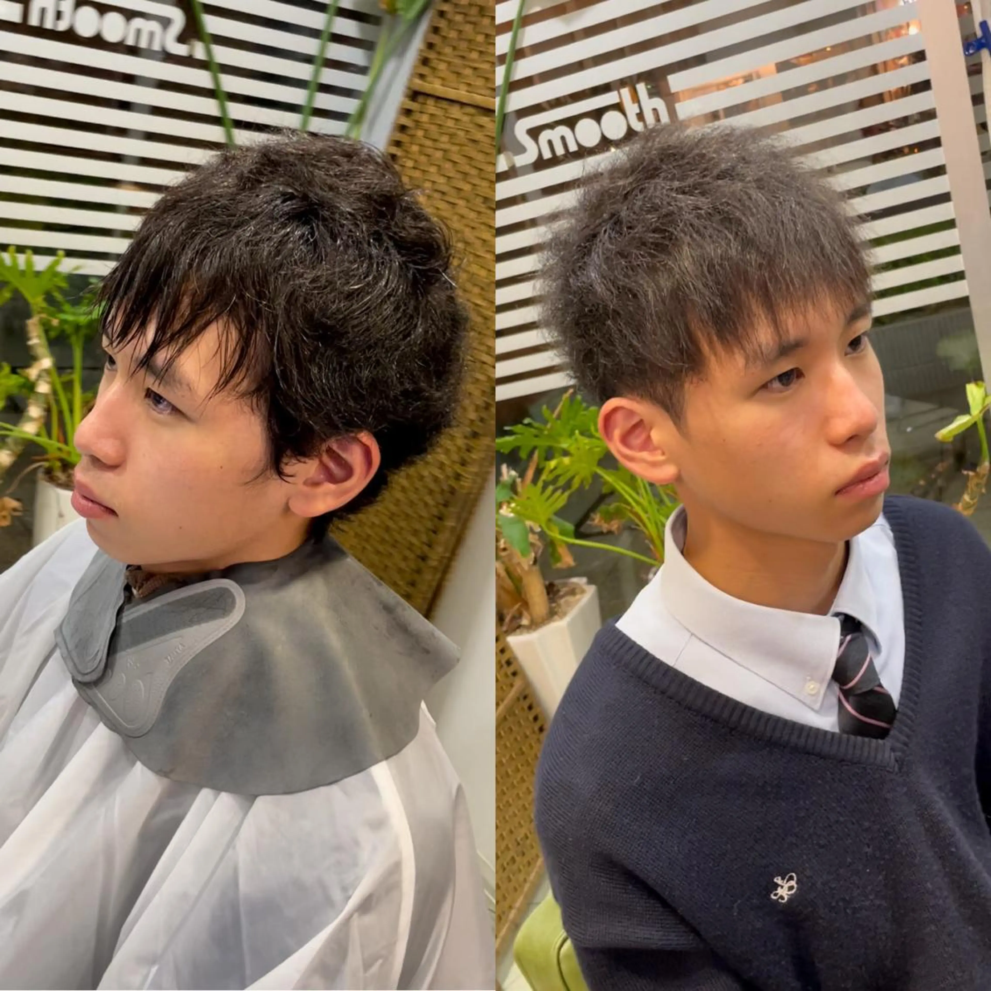 ショート メンズ フェードカット メンズメッシュ メンズパーマ スキンフェード share salon　SCENA所属・堤太志 メンズパーマ特化のヘアスタイル