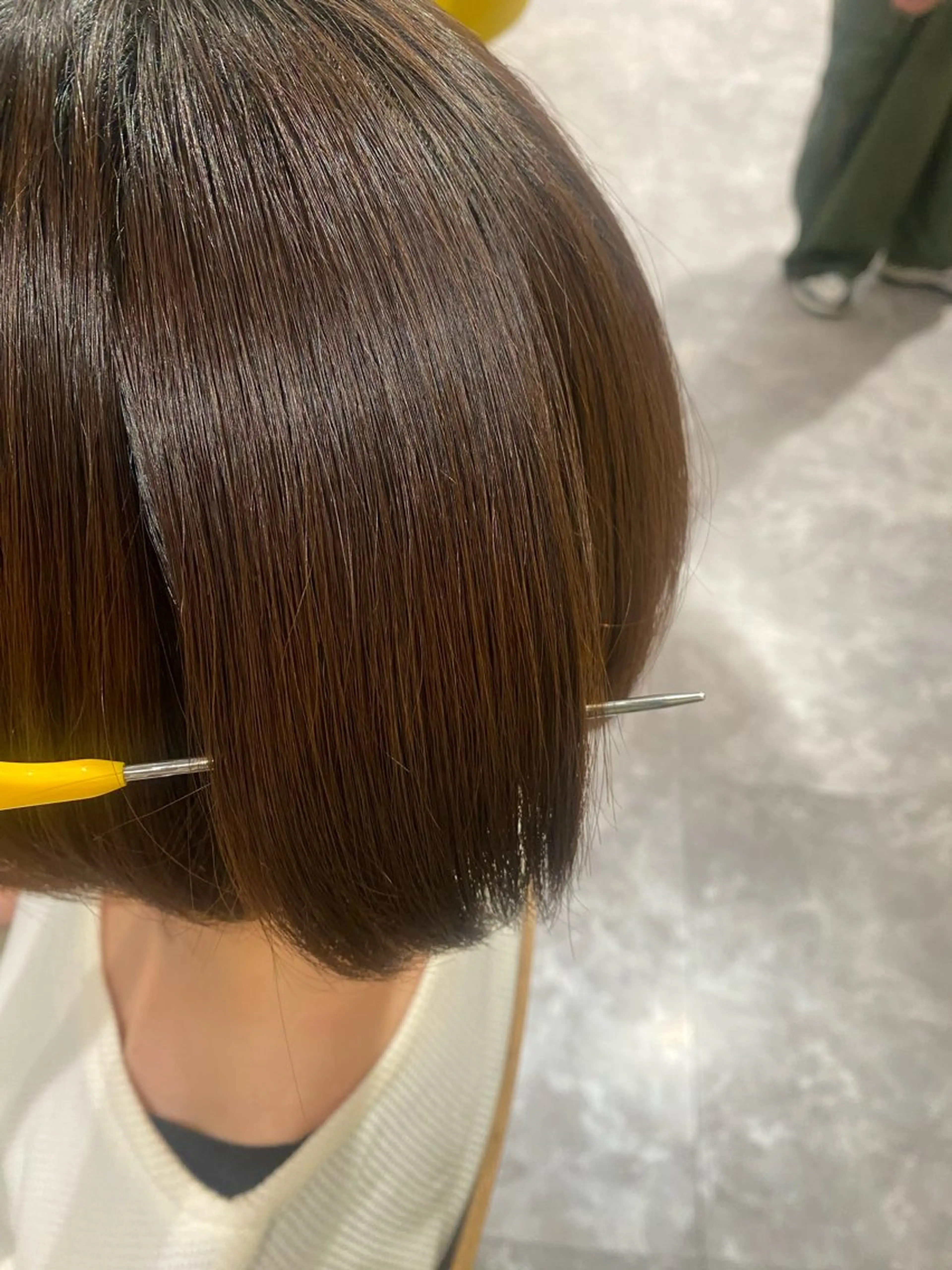 ショート 縮毛矯正 縮毛矯正・カラー🪮 下野成美のヘアスタイル