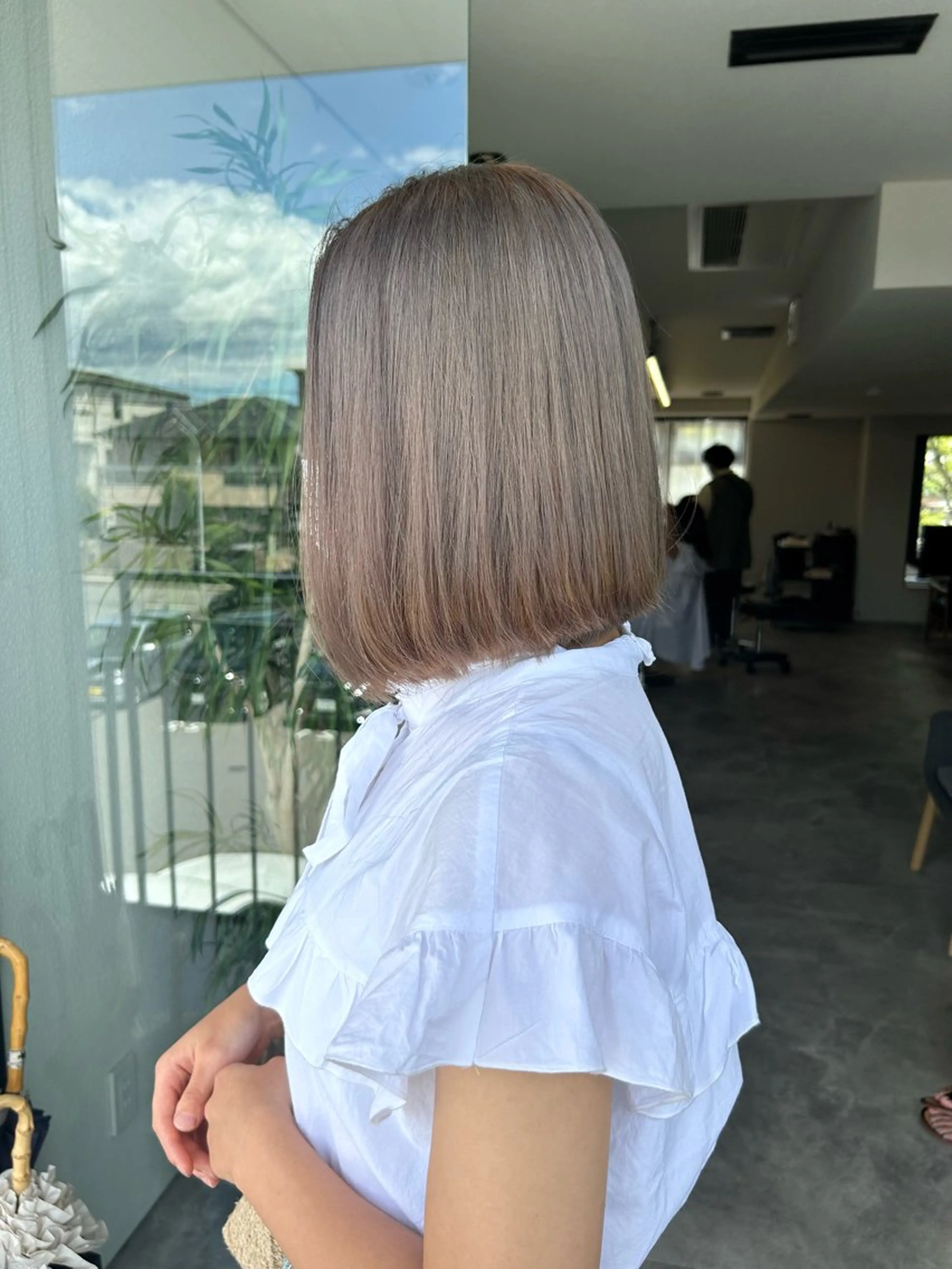 カラー ヘアカラー トリートメント 狭間 千晴のヘアスタイル