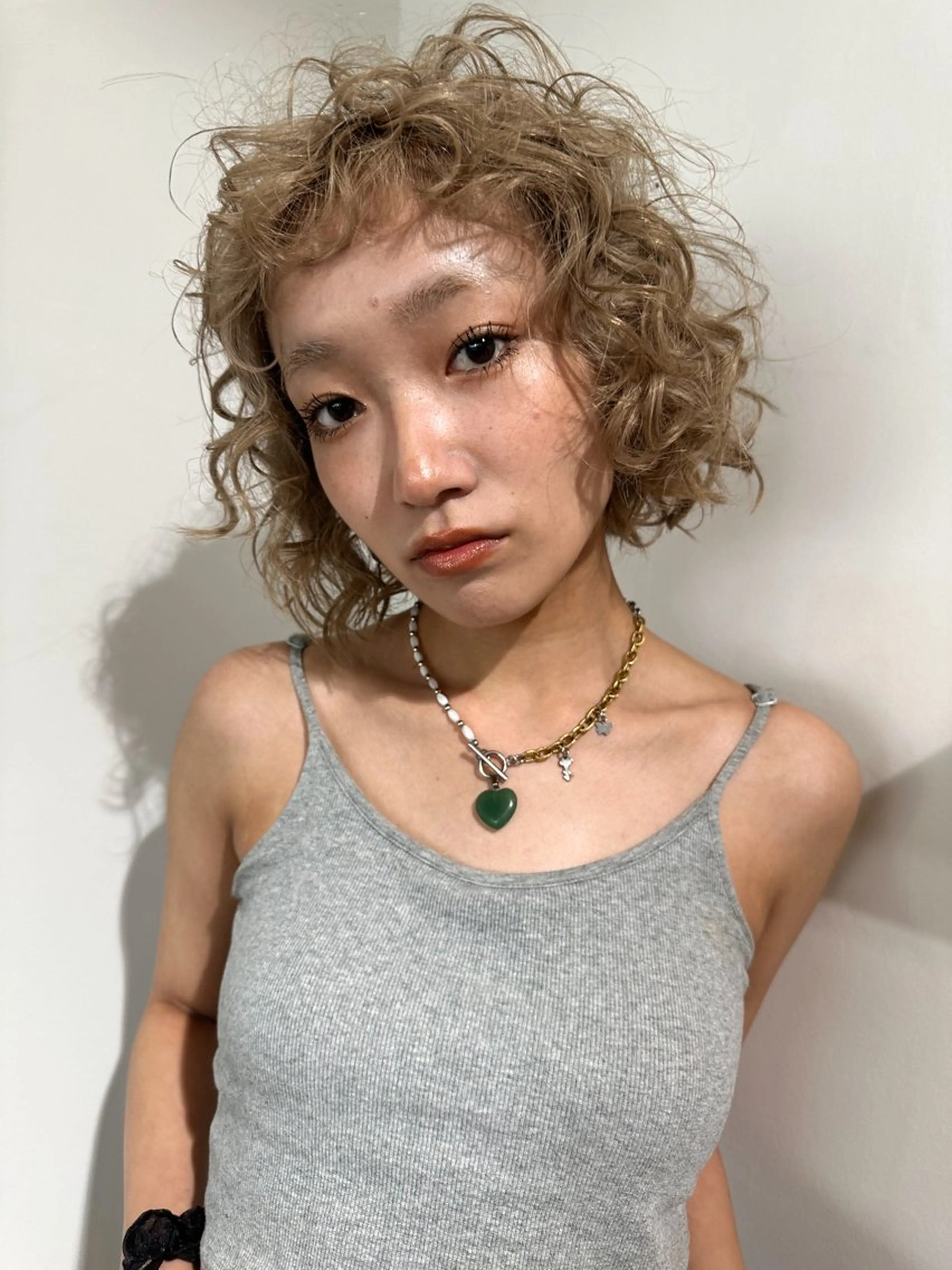 ミディアム カラー パーマ カット パーマ 🎀オイダイラ モモカ🎀のヘアスタイル