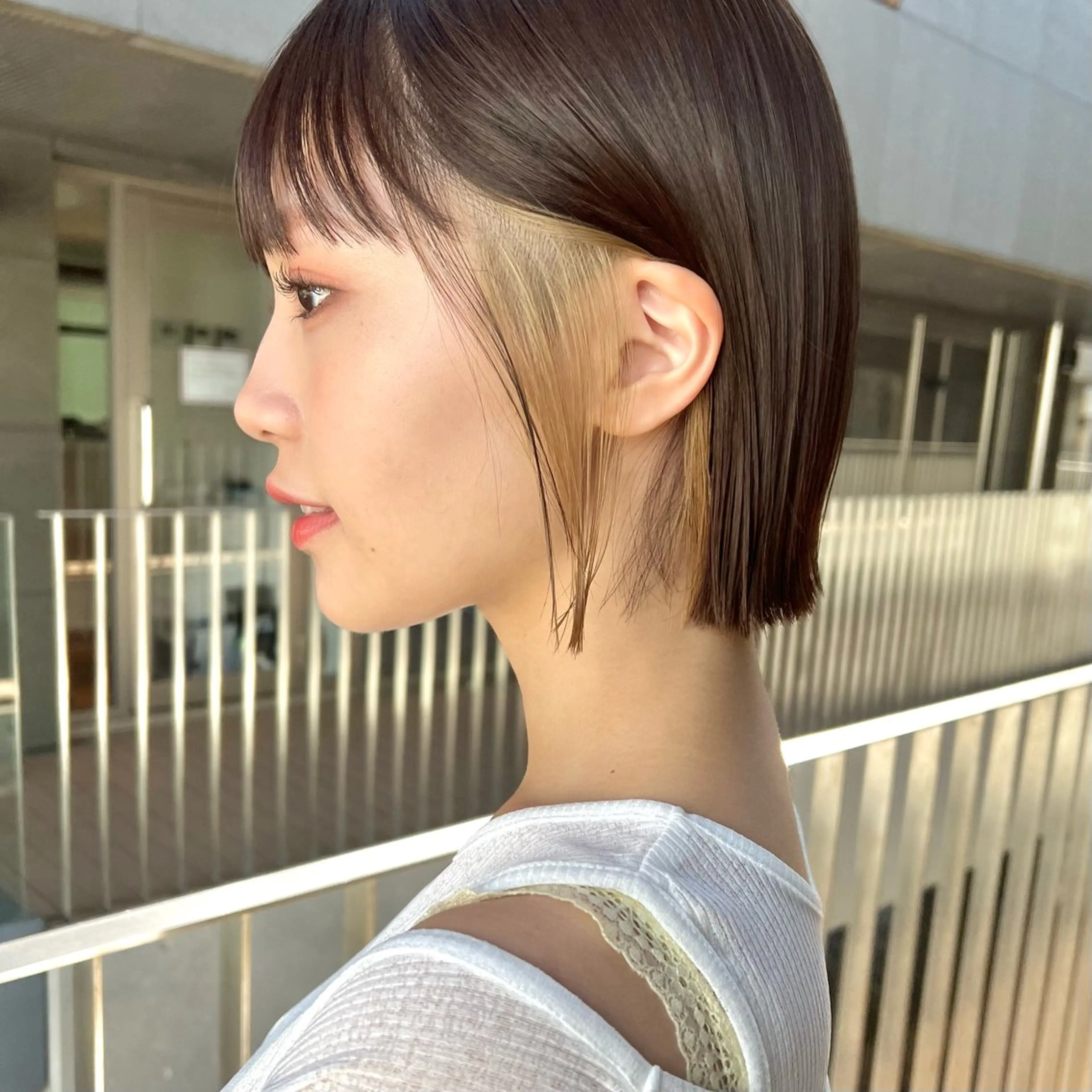 【ボブ限定】カラー+インナーカラーの写真