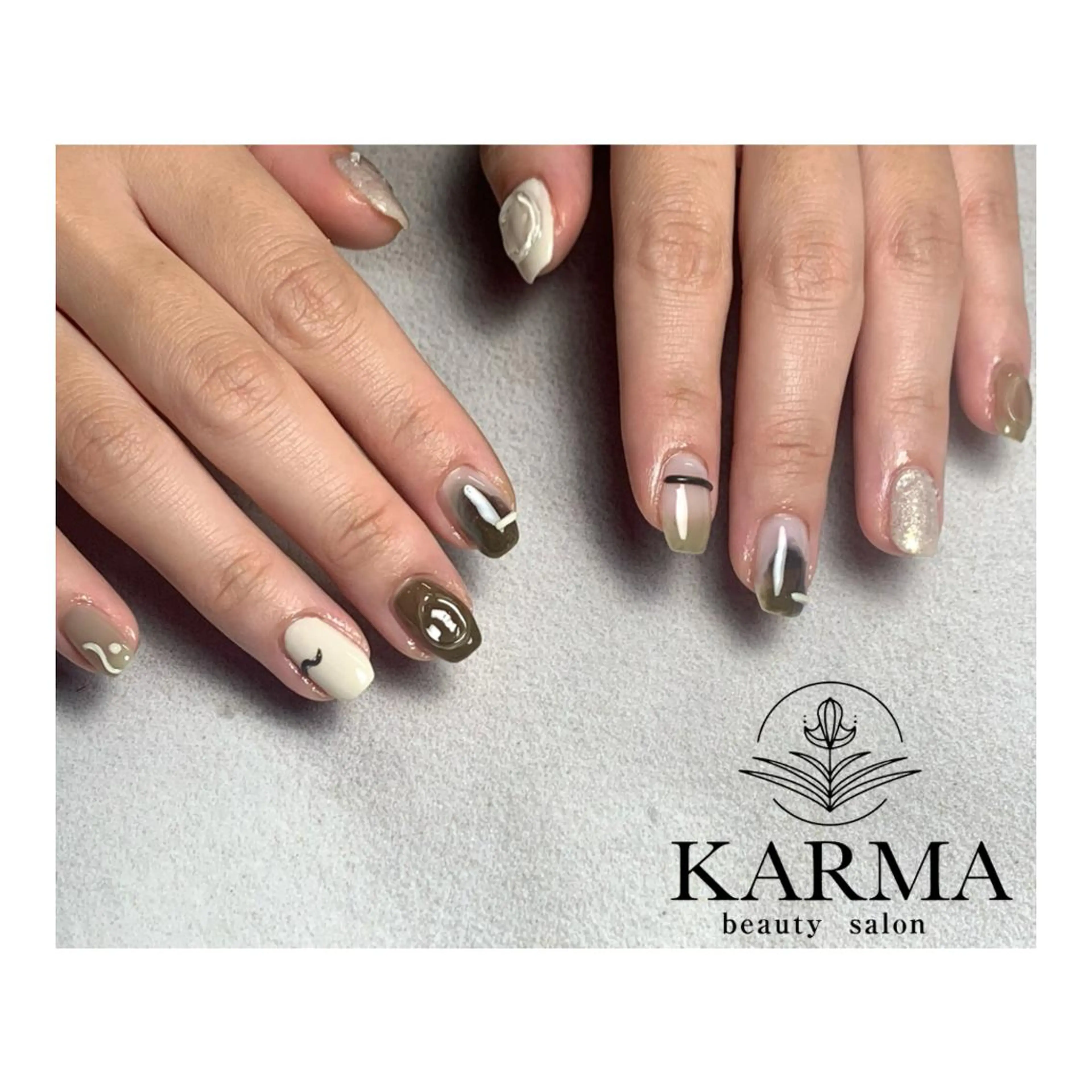 ネイル 持ち込み ハンドネイル KARMA salonのネイルデザイン
