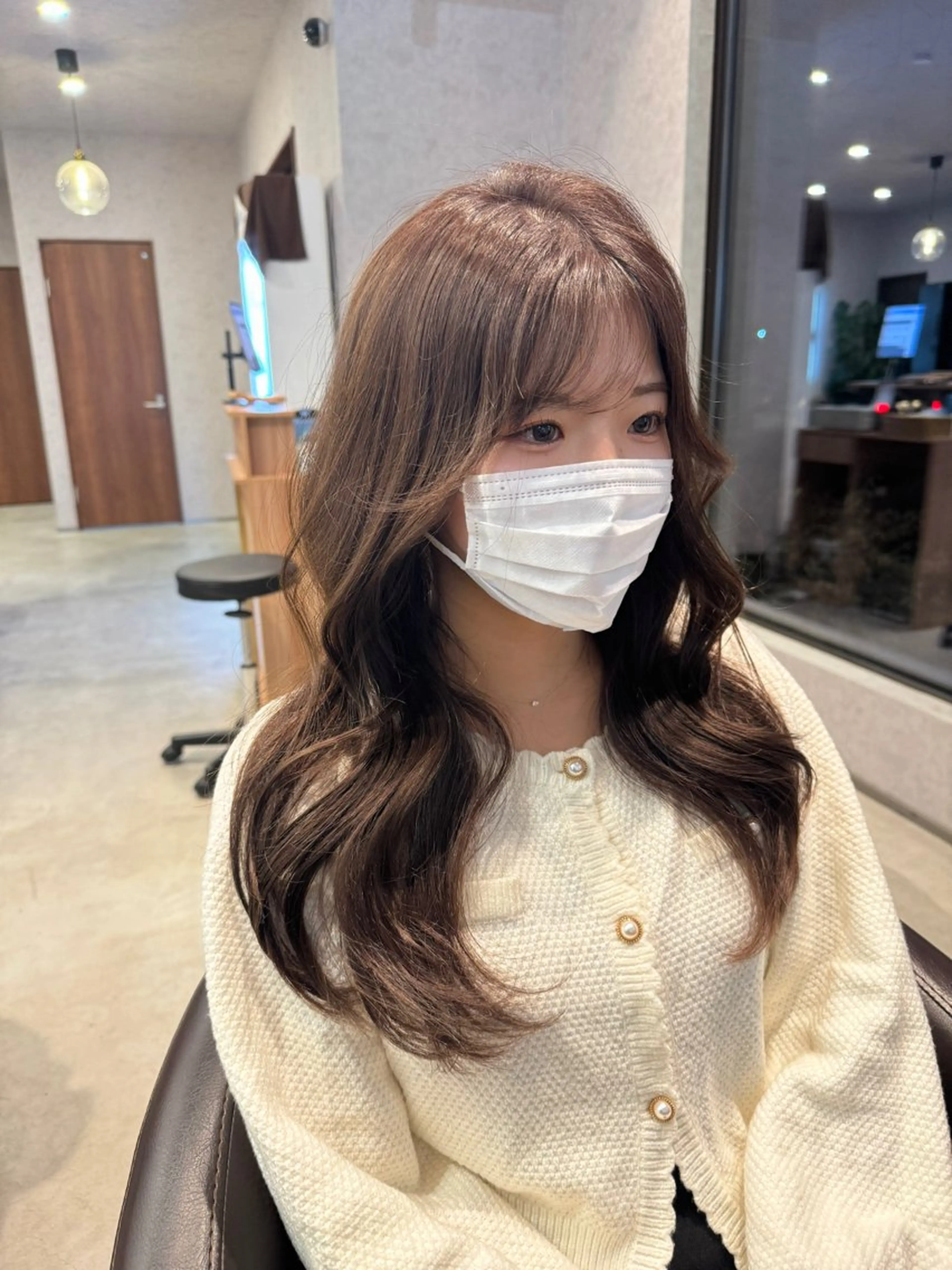ミディアム ヘアカラー 1st.hair.salon伊勢崎店所属・伊勢崎/似合せカット 🇰🇷KEIGO‪のヘアスタイル