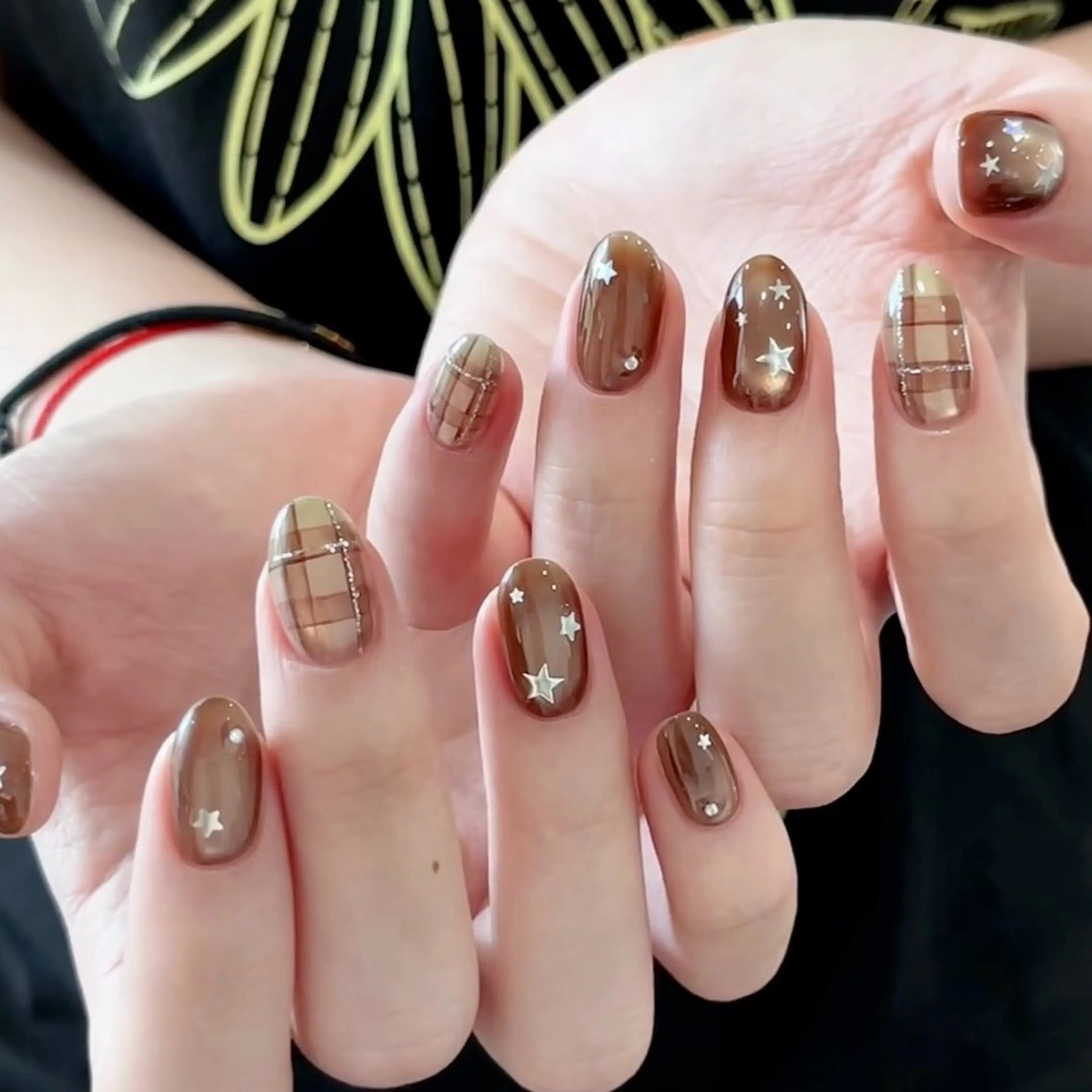 ネイル オーロラネイル チークネイル 長さ出し フットネイル フレンチネイル ハンドネイル J&C Nail Salon吉祥寺所属・YU KIのネイルデザイン