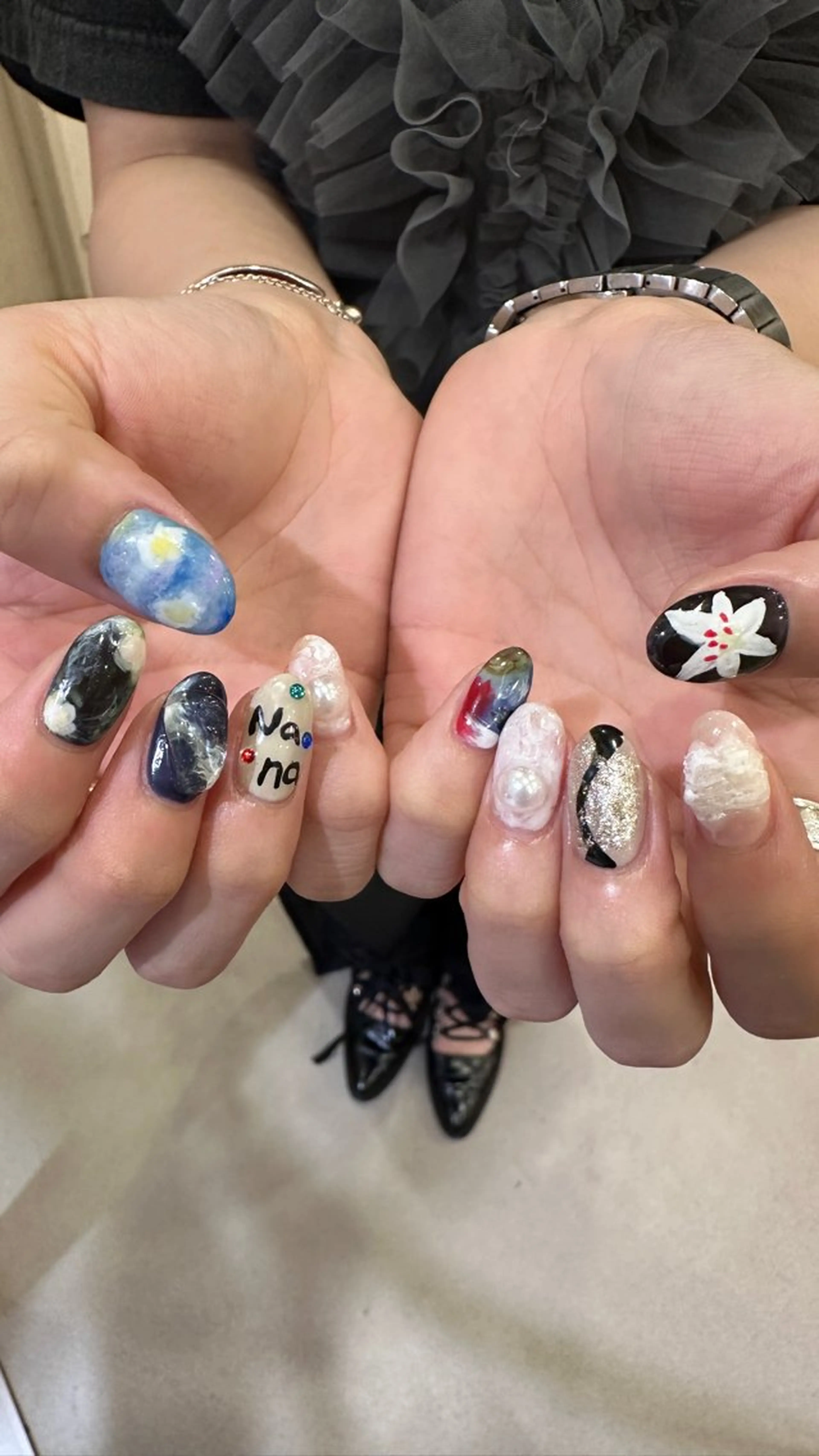 ネイル ハンドネイル 👽個性派ネイル🎀 komachiのネイルデザイン