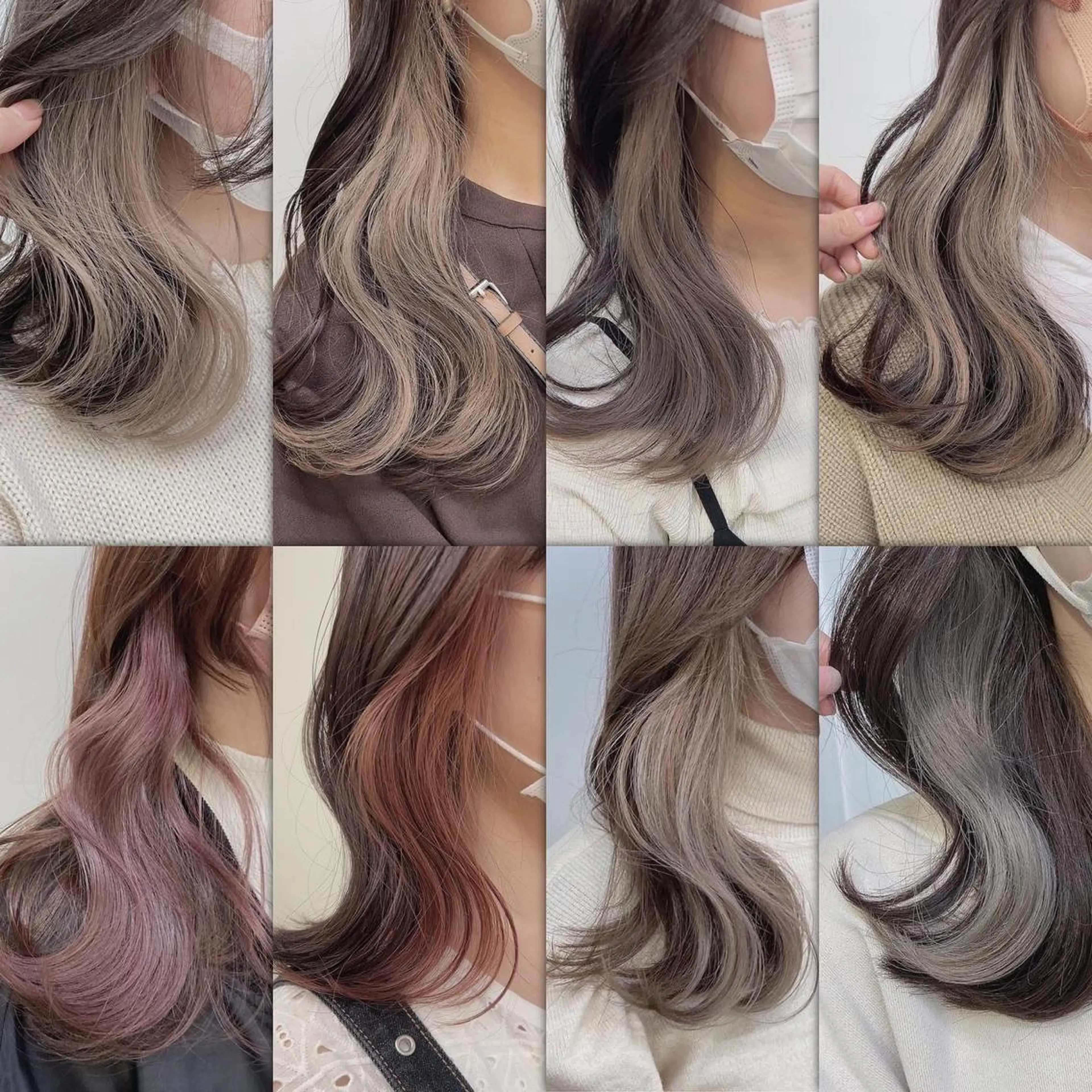 ロング カラー ヘアカラー トリートメント ヘッドスパ ヘアセット 🥞ベージュ系カラー 【すずきりほ】🥞のヘアスタイル