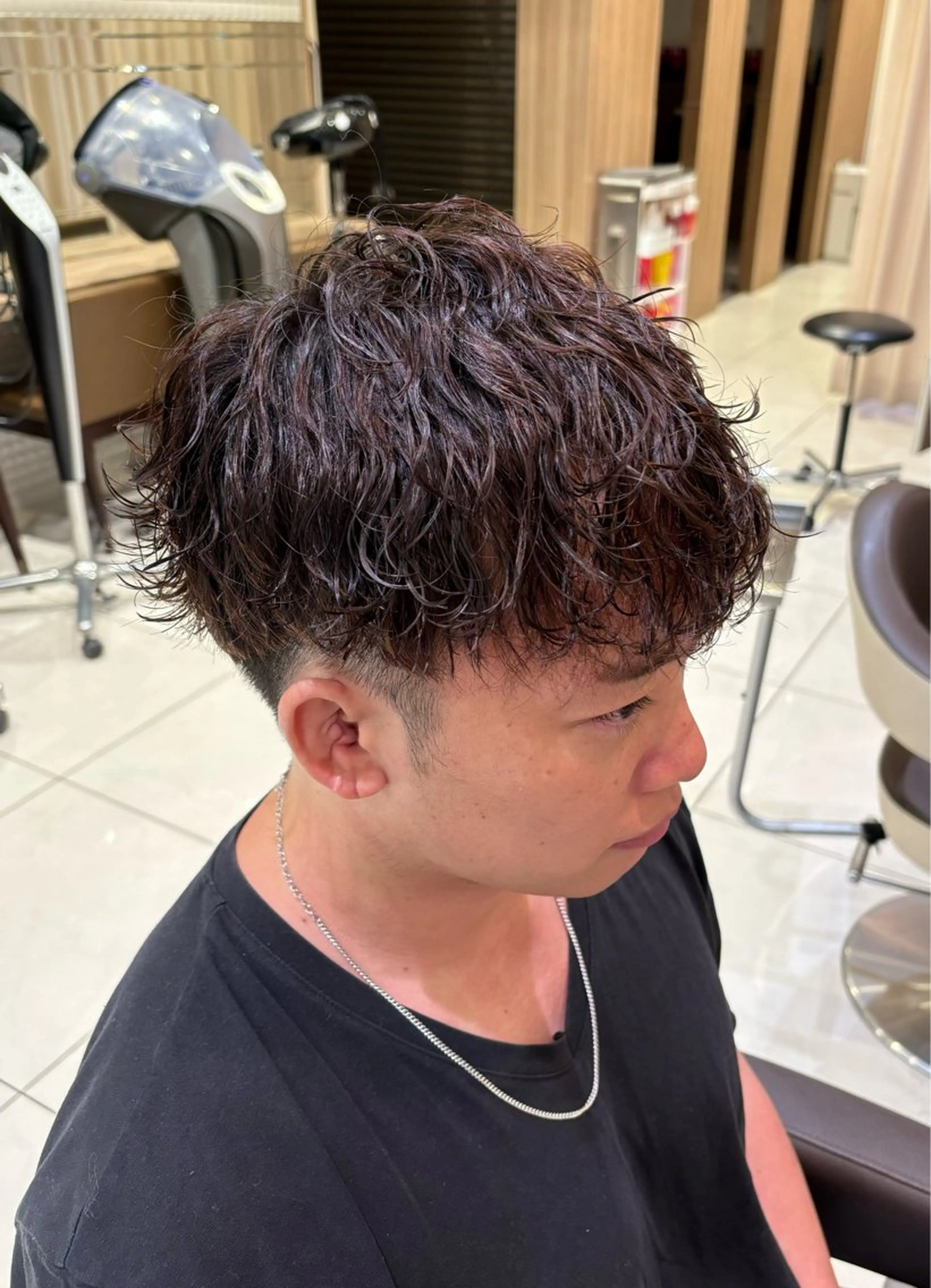 パーマ メンズ メンズパーマ 波巻きパーマ 波巻きスパイラル・ カルマ/aoiのヘアスタイル