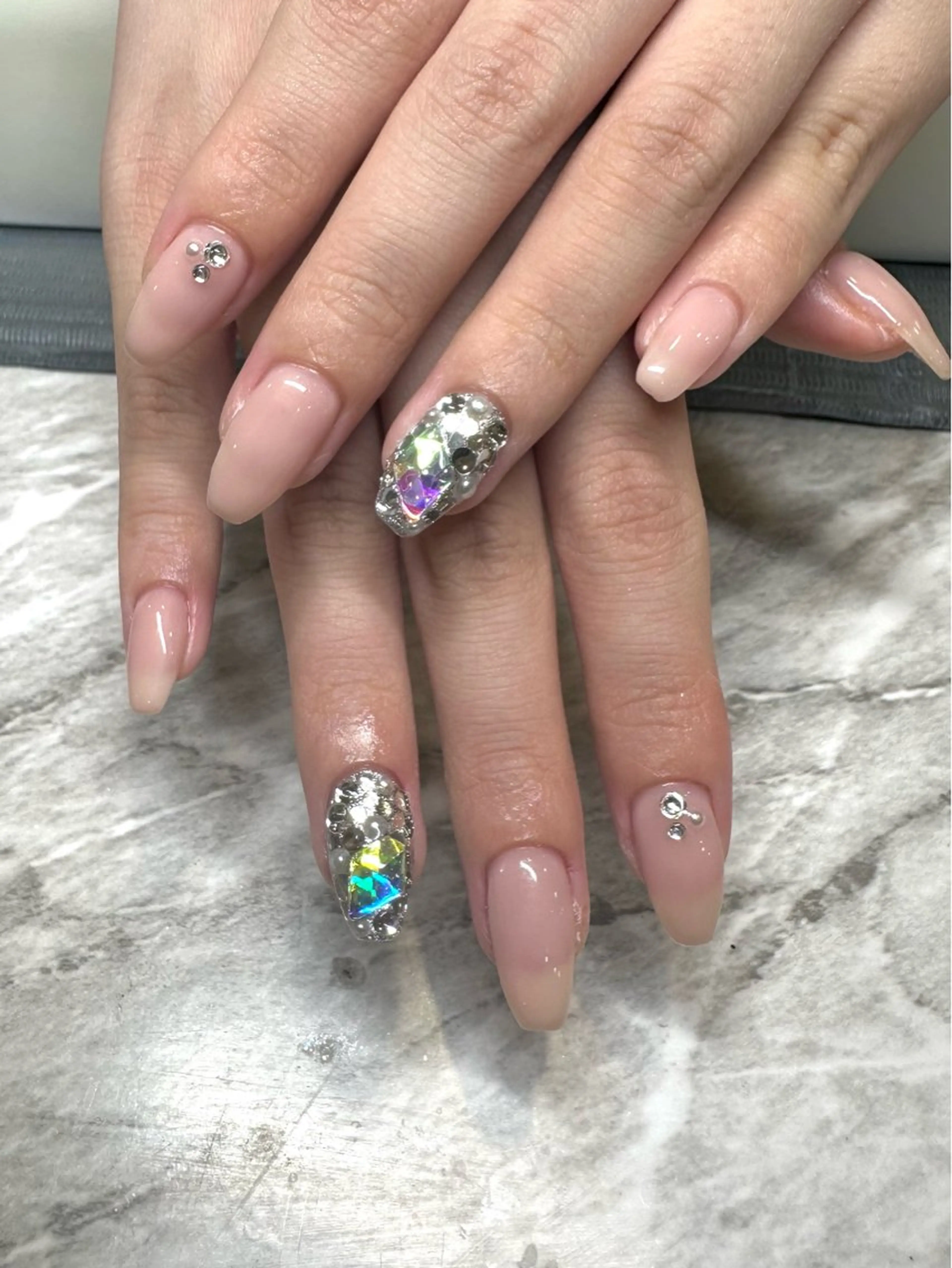ネイル オーロラネイル ジェルネイル ピンク TRU NAIL&EYEゆめが丘ソラトス店所属・ɴᴀɪʟɪSᴛ く~🐻❄️のネイルデザイン