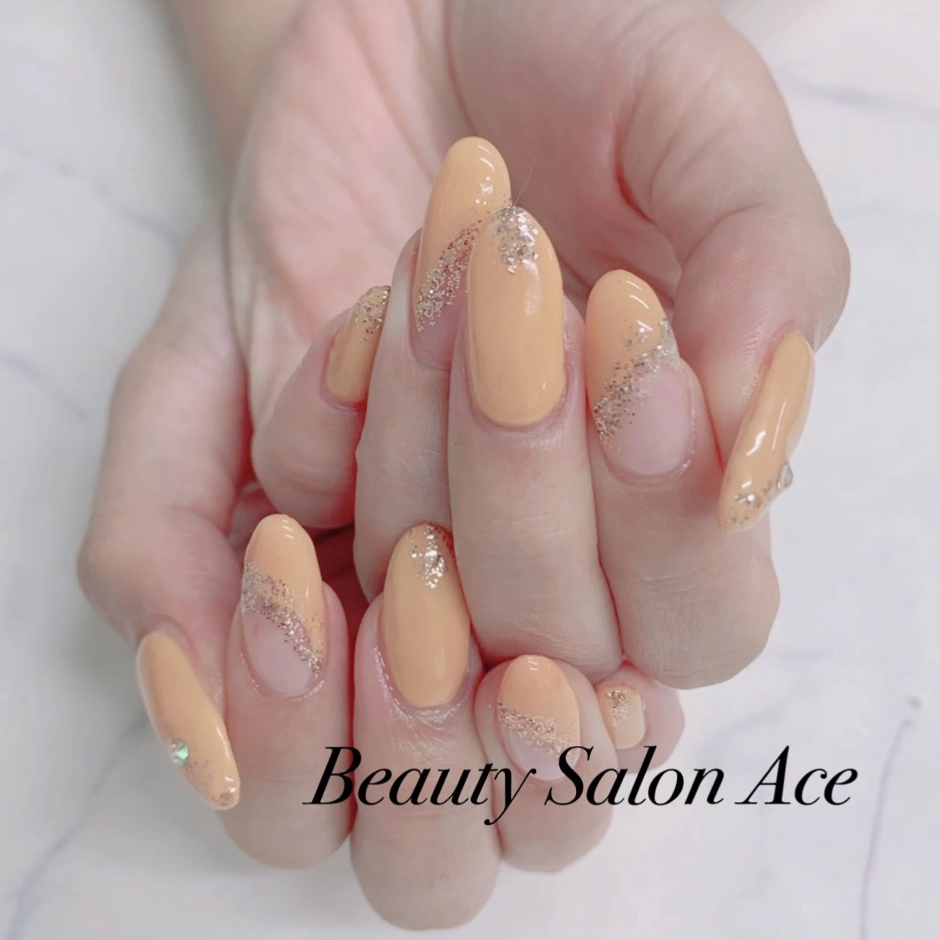 ネイル 成人式 メンズネイル ハンドネイル ハンドケア Beauty Salon Ace(ネイルサロン エース)所属・池袋フィルイン Ace♡長さだしのネイルデザイン