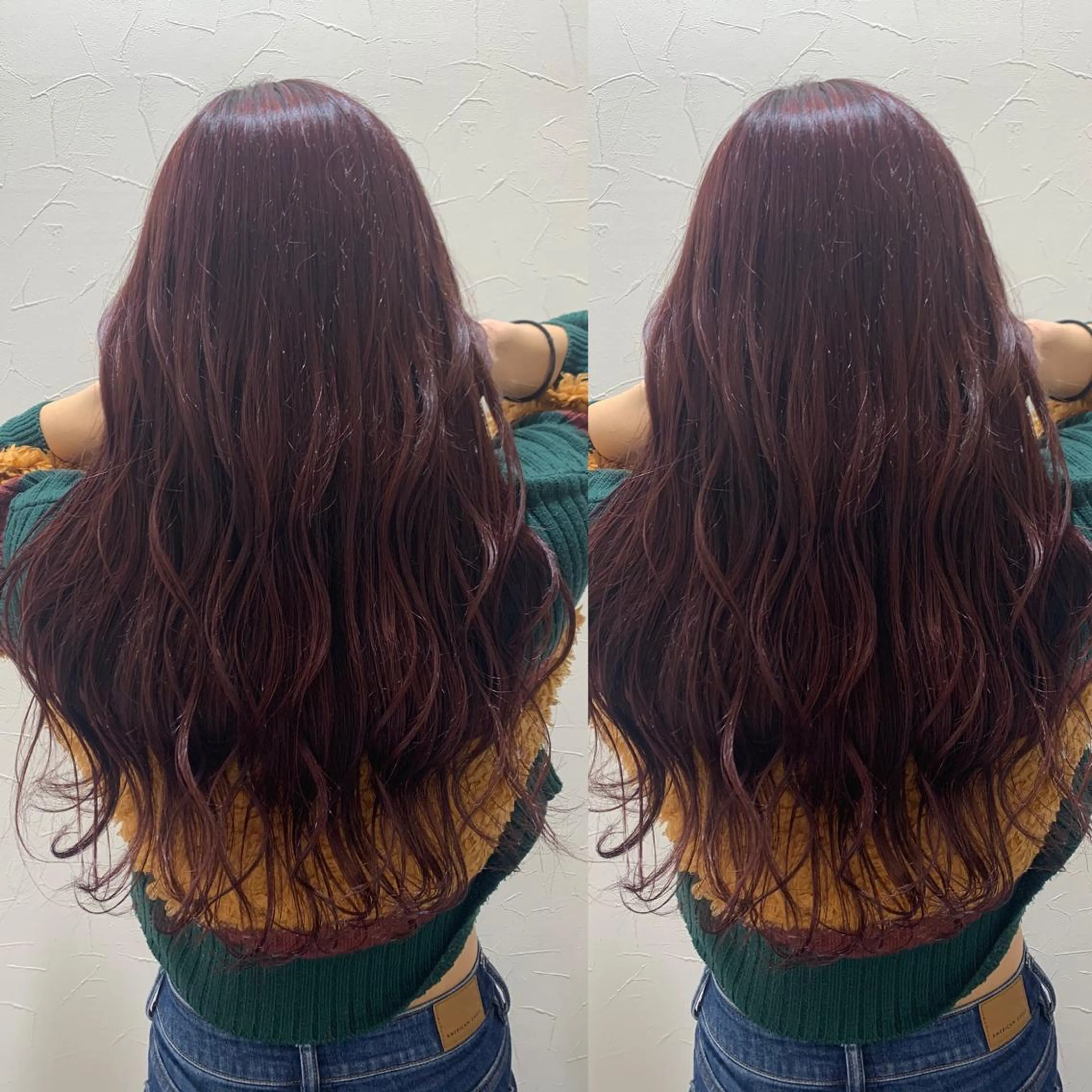 ロング ピンクブラウン カット ヘアカラー トリートメント 似合わせ提案 将真のヘアスタイル