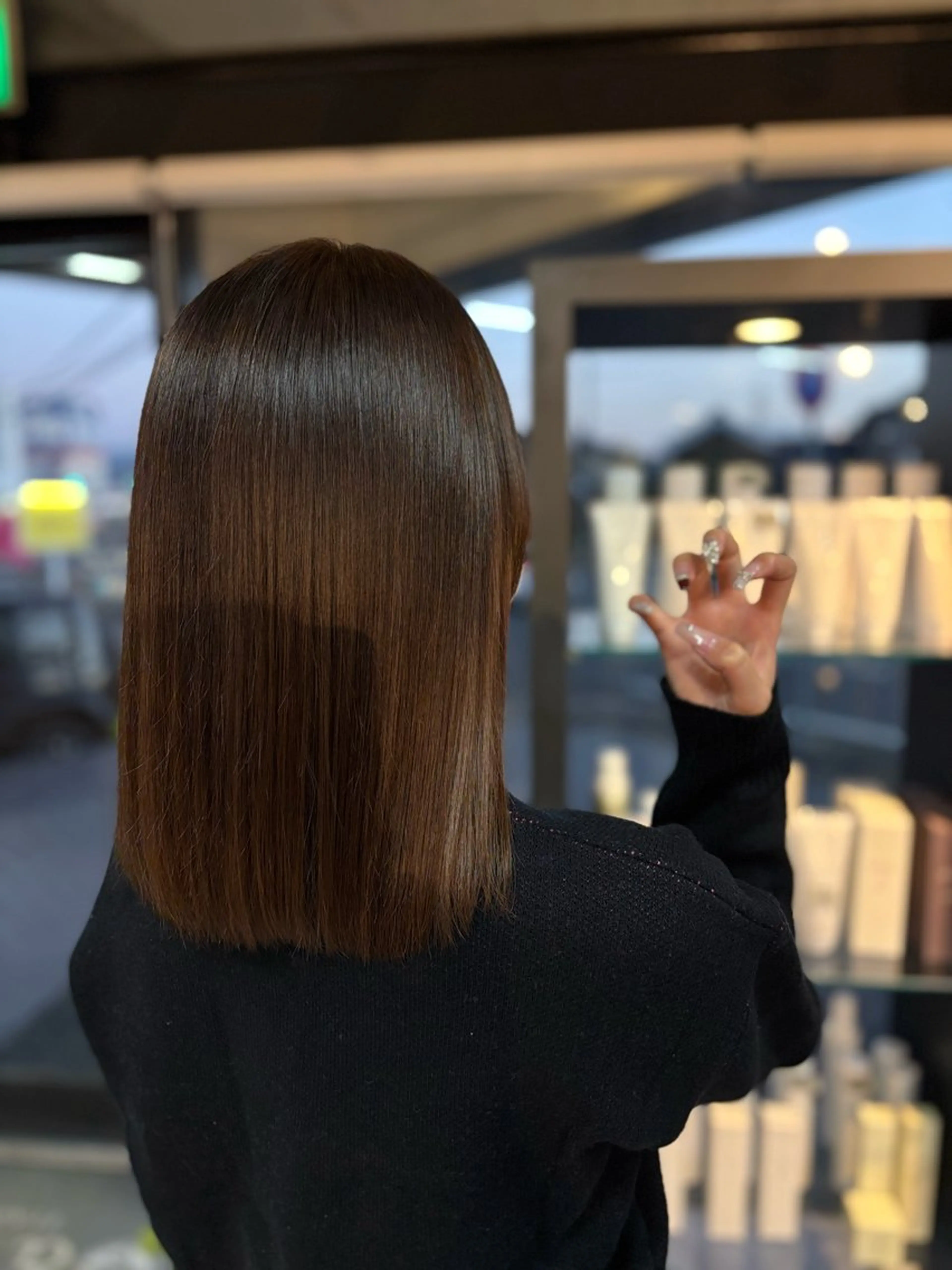 ミディアム arika ninaのヘアスタイル