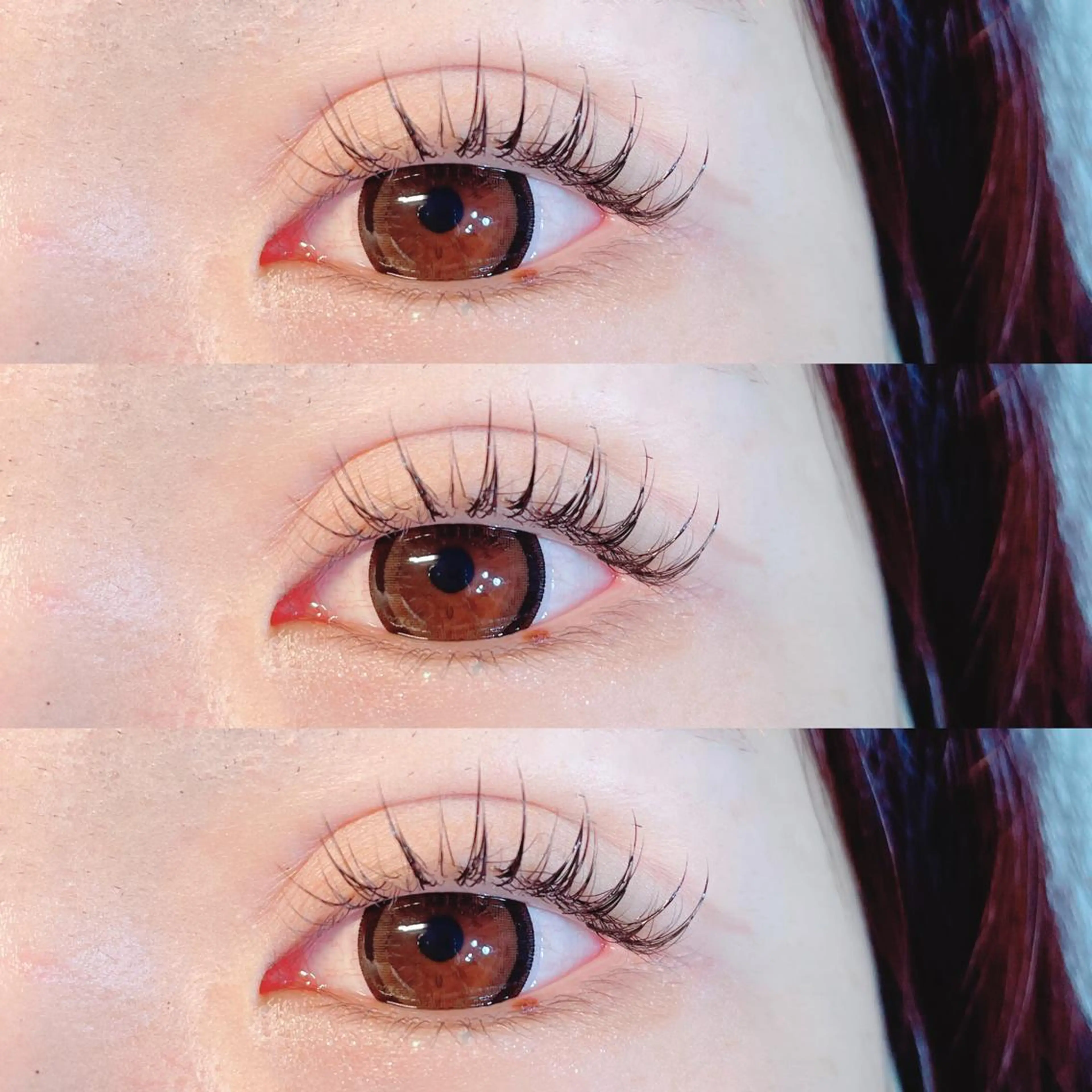 マツエク・マツパ カラーマツエク フラットラッシュ ボリュームラッシュ ワンホンマツエク Mori ✨Mystical✨のマツエク・マツパデザイン