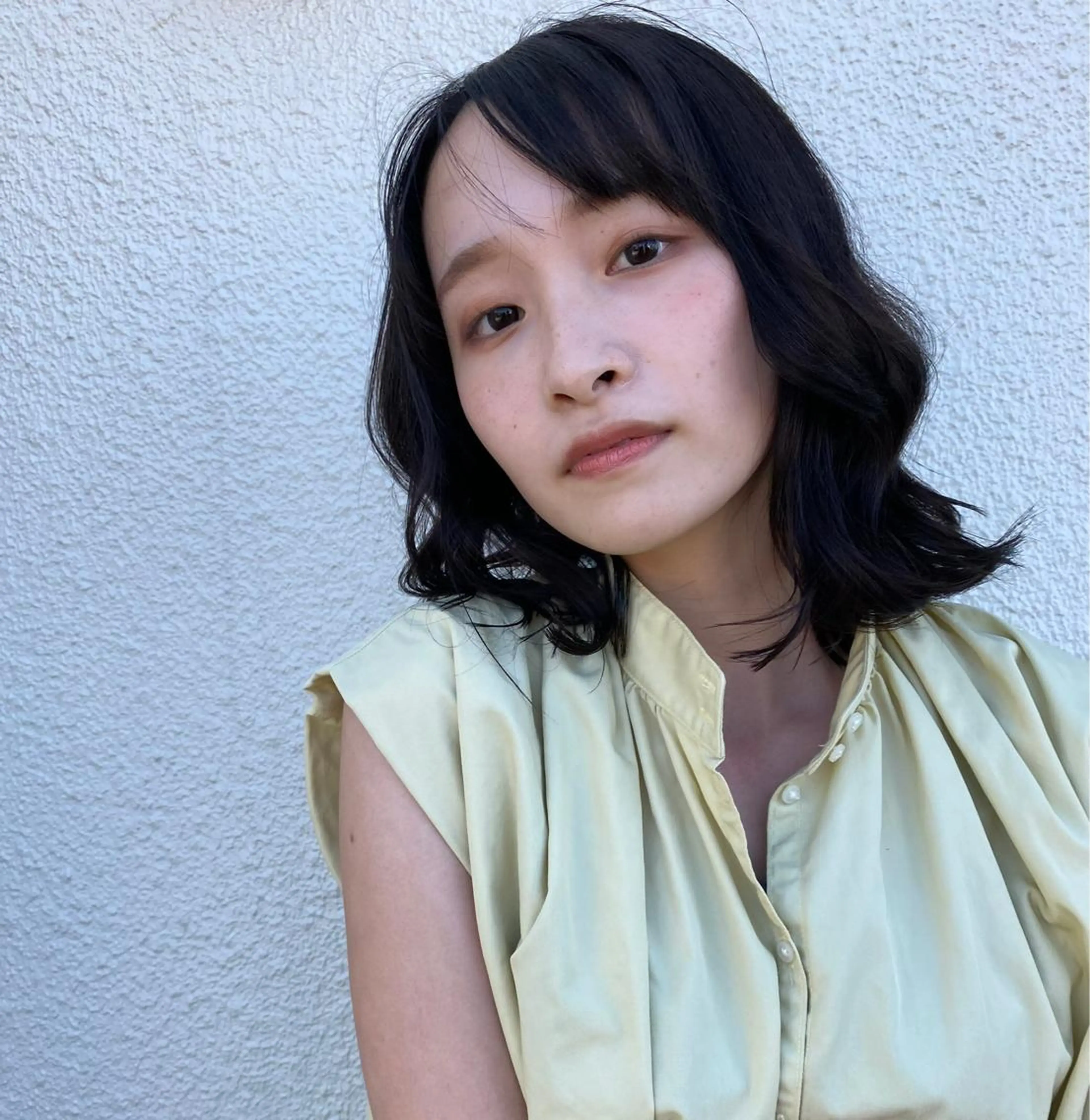 ミディアム _WHITE難波店[アンダーバーホワイト]所属・難波/艶カラー/ 韓国風/中村嘉秀のヘアスタイル