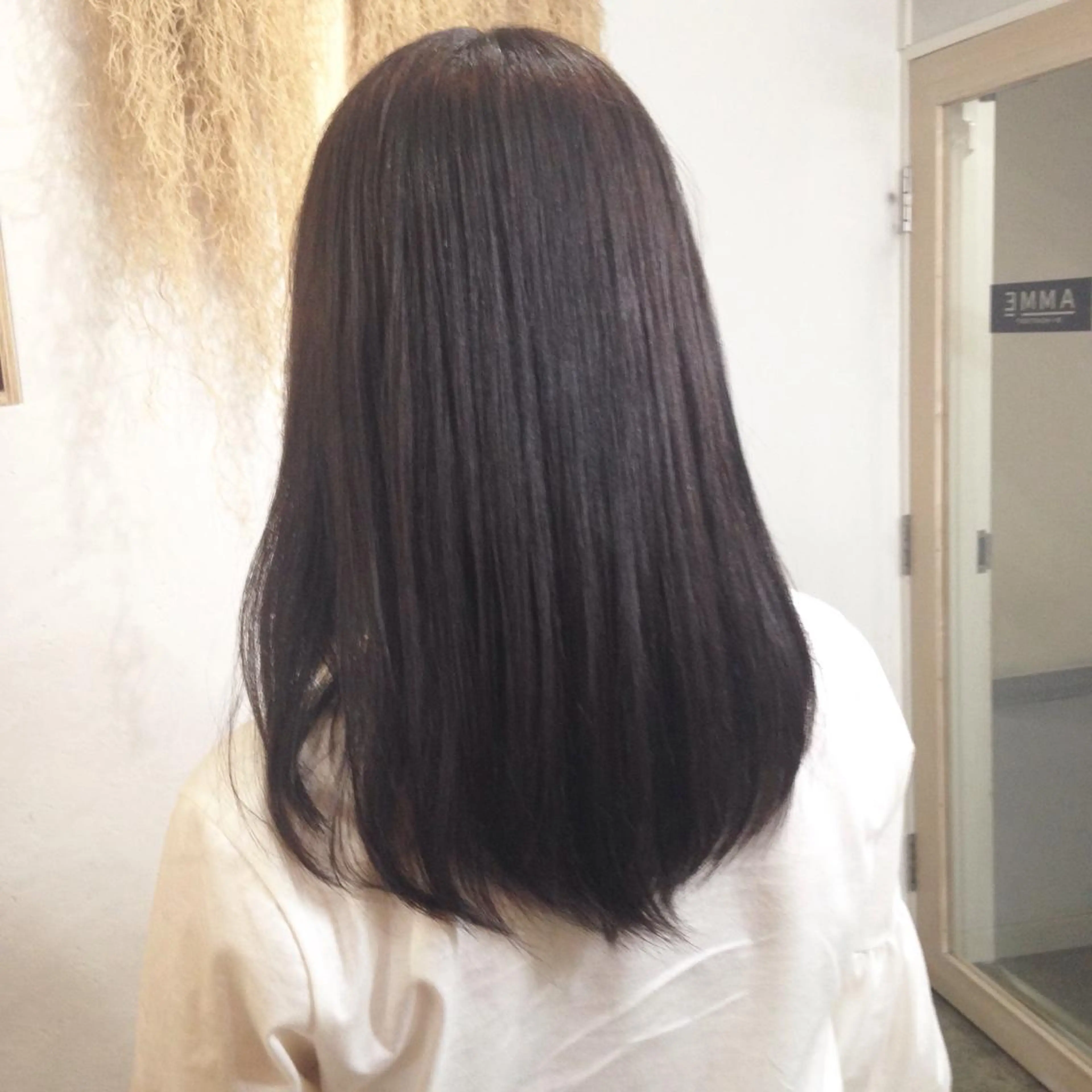 セミロング カラー アッシュ ブルーカラー 💎髪質改善💎 デザイナーshinのヘアスタイル