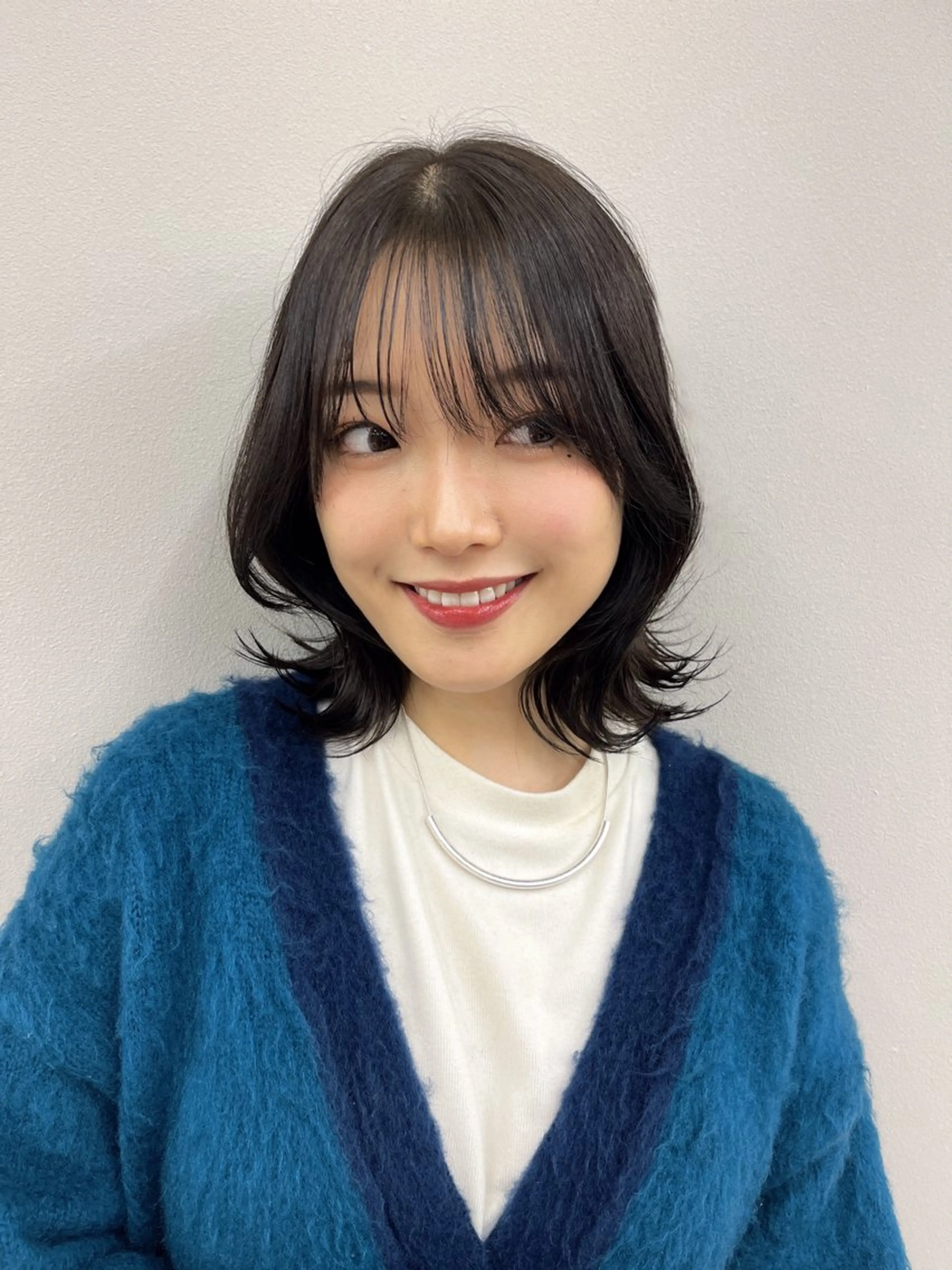 ❣️小顔くびれボブ❣️ 似合わせボブカット×透明感艶カラー×髪質改善超音波トリートメント🍀の写真