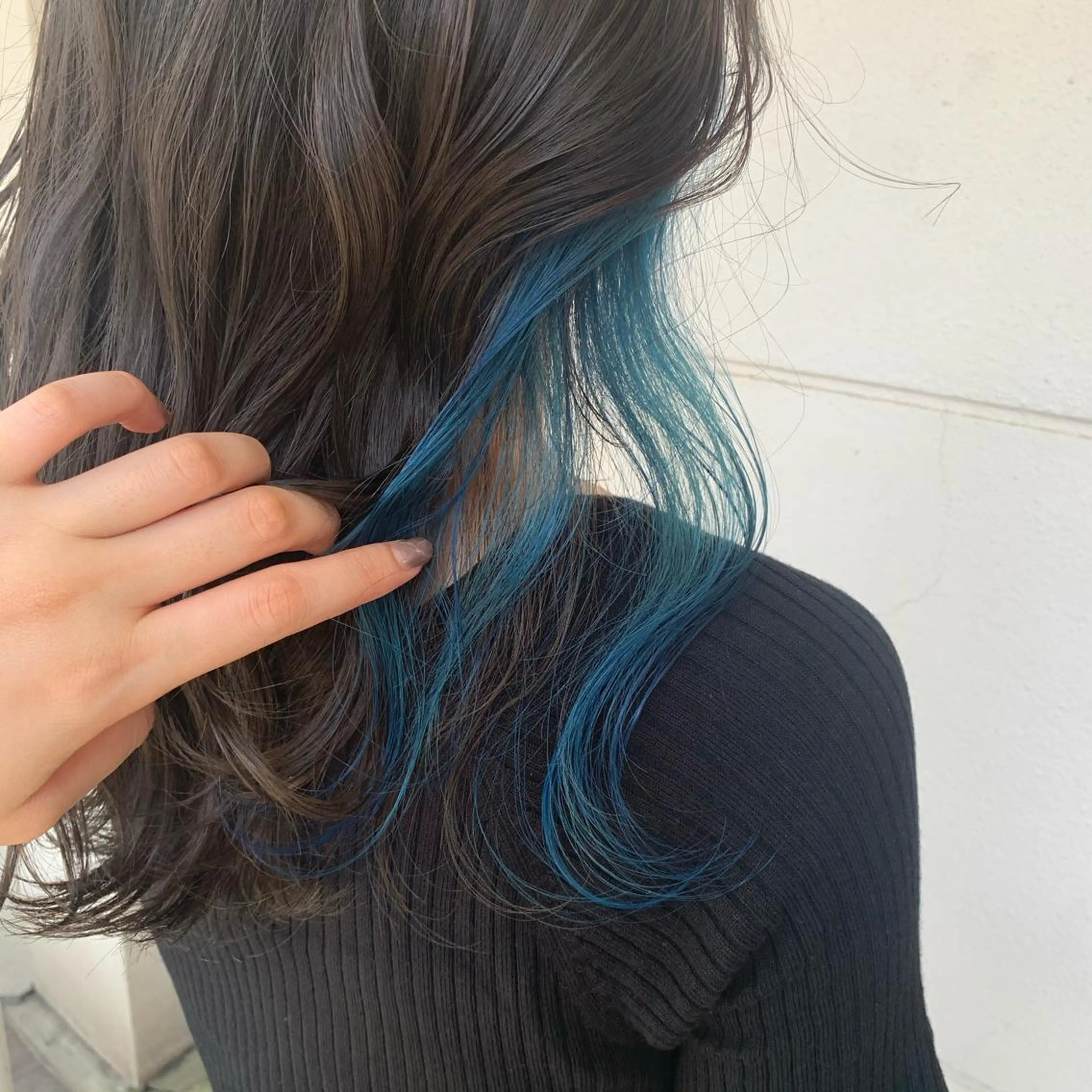 セミロング カラー ブリーチ ブルーカラー ヘアカラー m ā l o.🌷 サカモトマイコのヘアスタイル