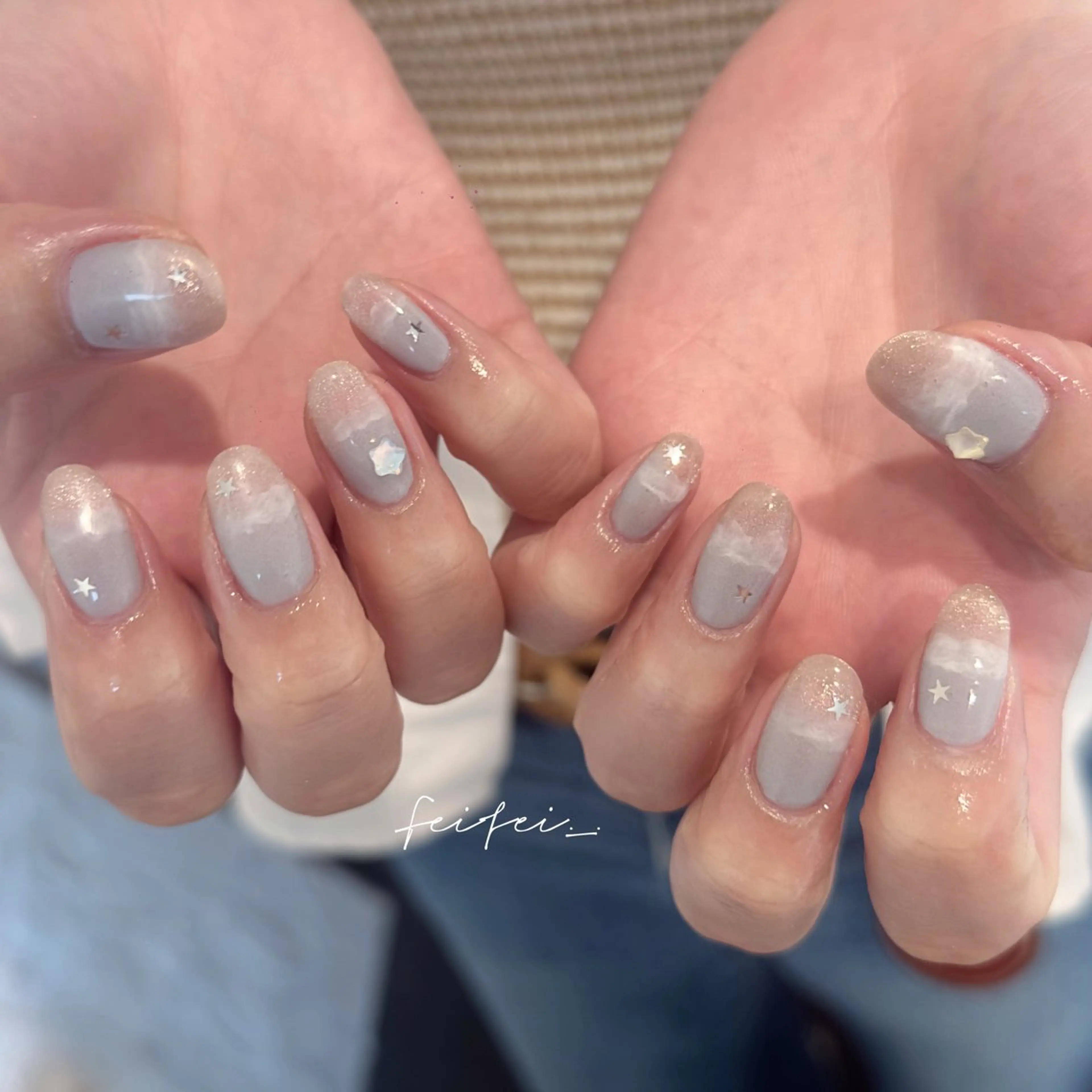 ネイル ハンドネイル 🎀フェイ フェイ🫧💗のネイルデザイン