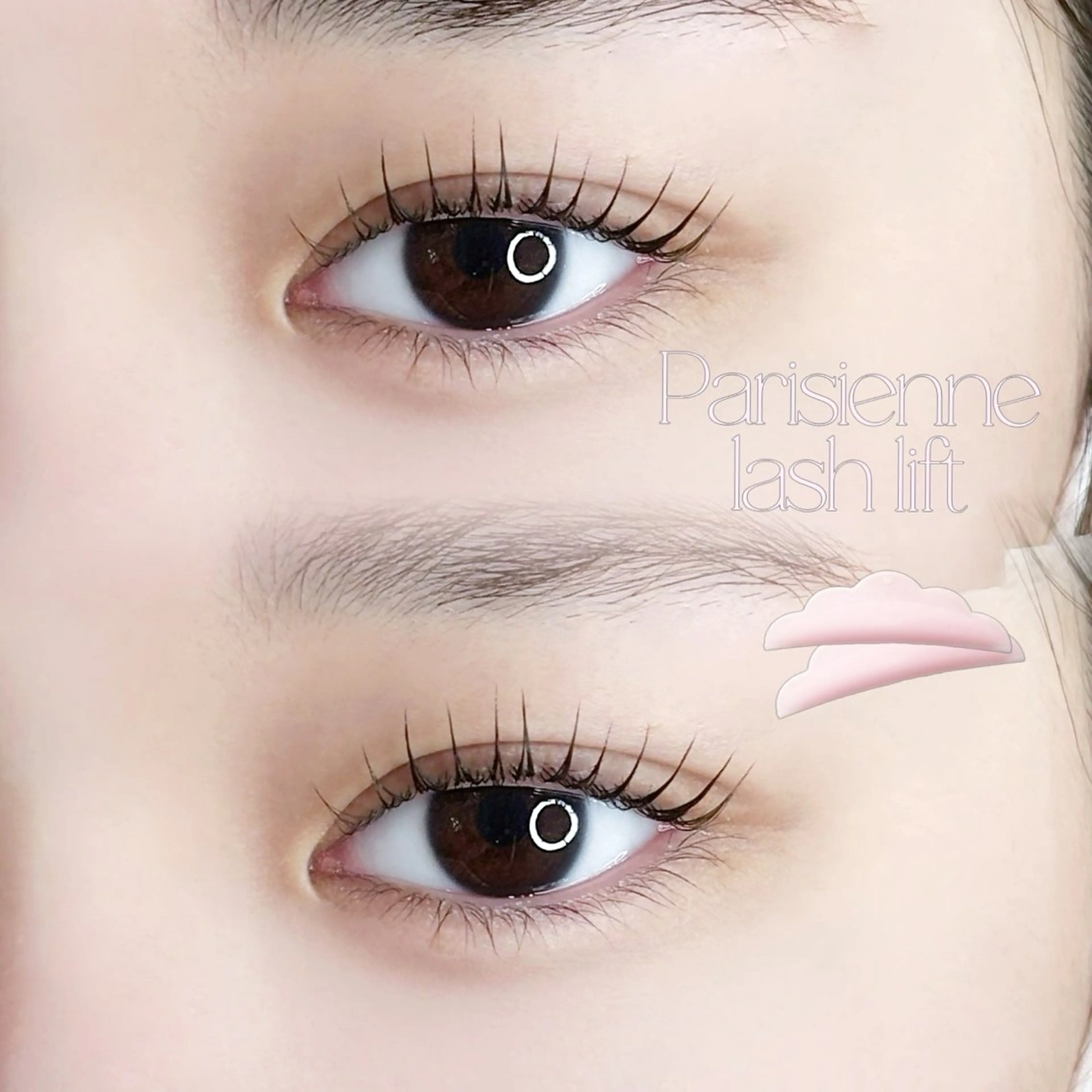 💌【set menu】まつ毛パーマ上下(デザイン選択可◎)+美眉スタイリング+アイブロウカラー　レディース💌の写真