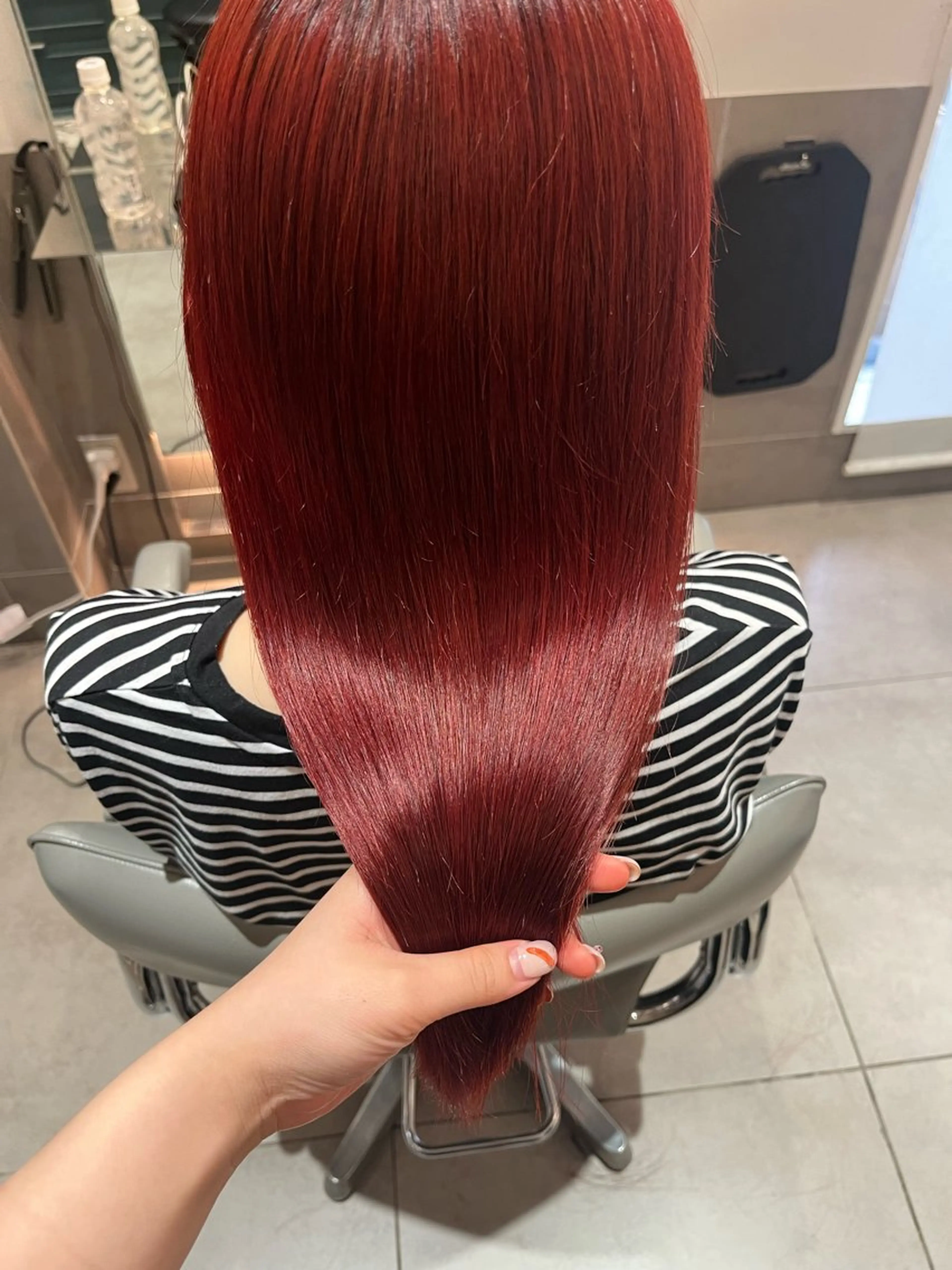 ロング カラー カット ヘアカラー トリートメント ヘアセット 🍊暖色カラー🍊 sakuraのヘアスタイル