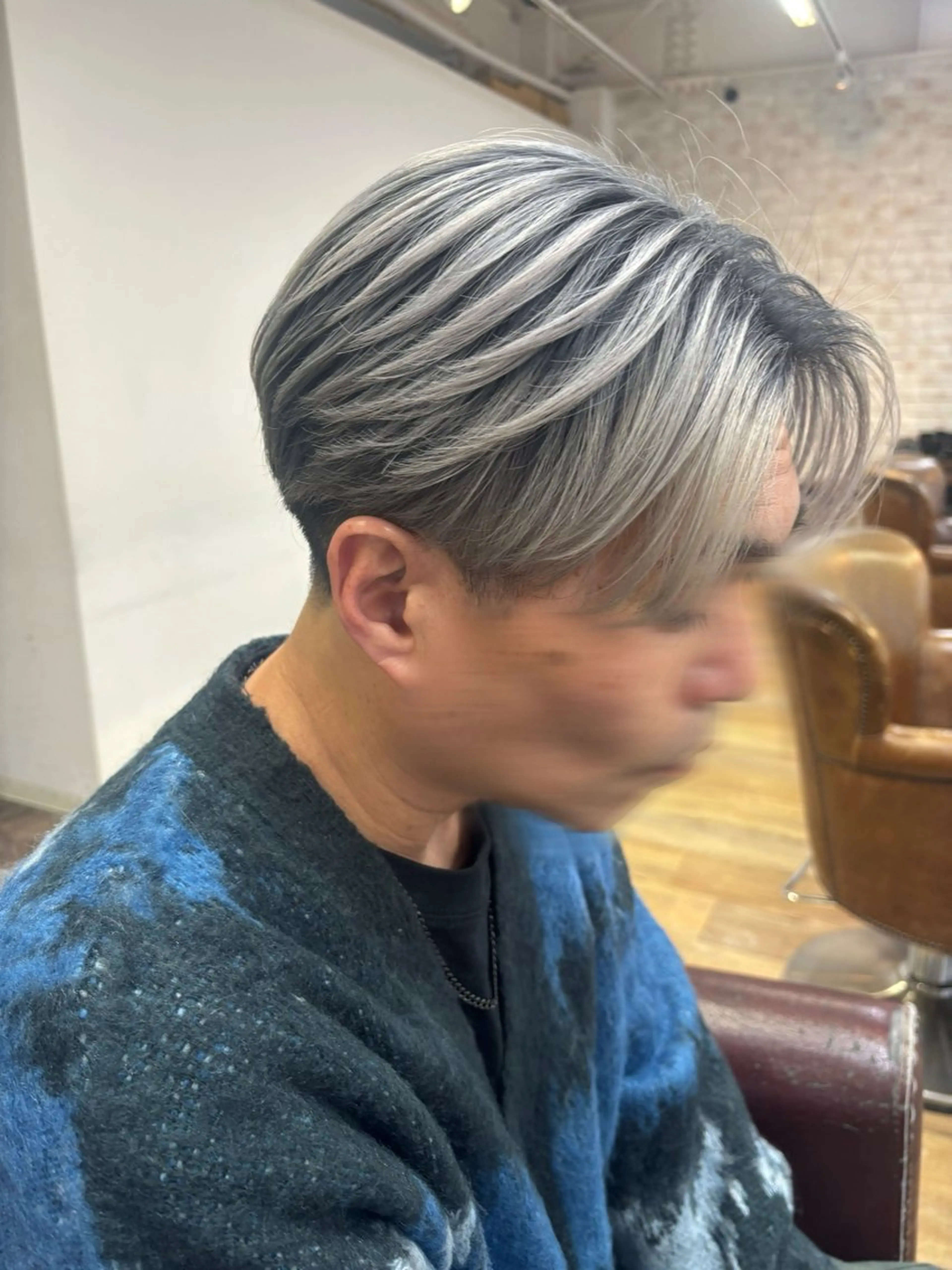 メンズ メンズバレイヤージュ カット ヘアカラー トリートメント ハイーンカラー/外国 人風カラー/ミノリのヘアスタイル