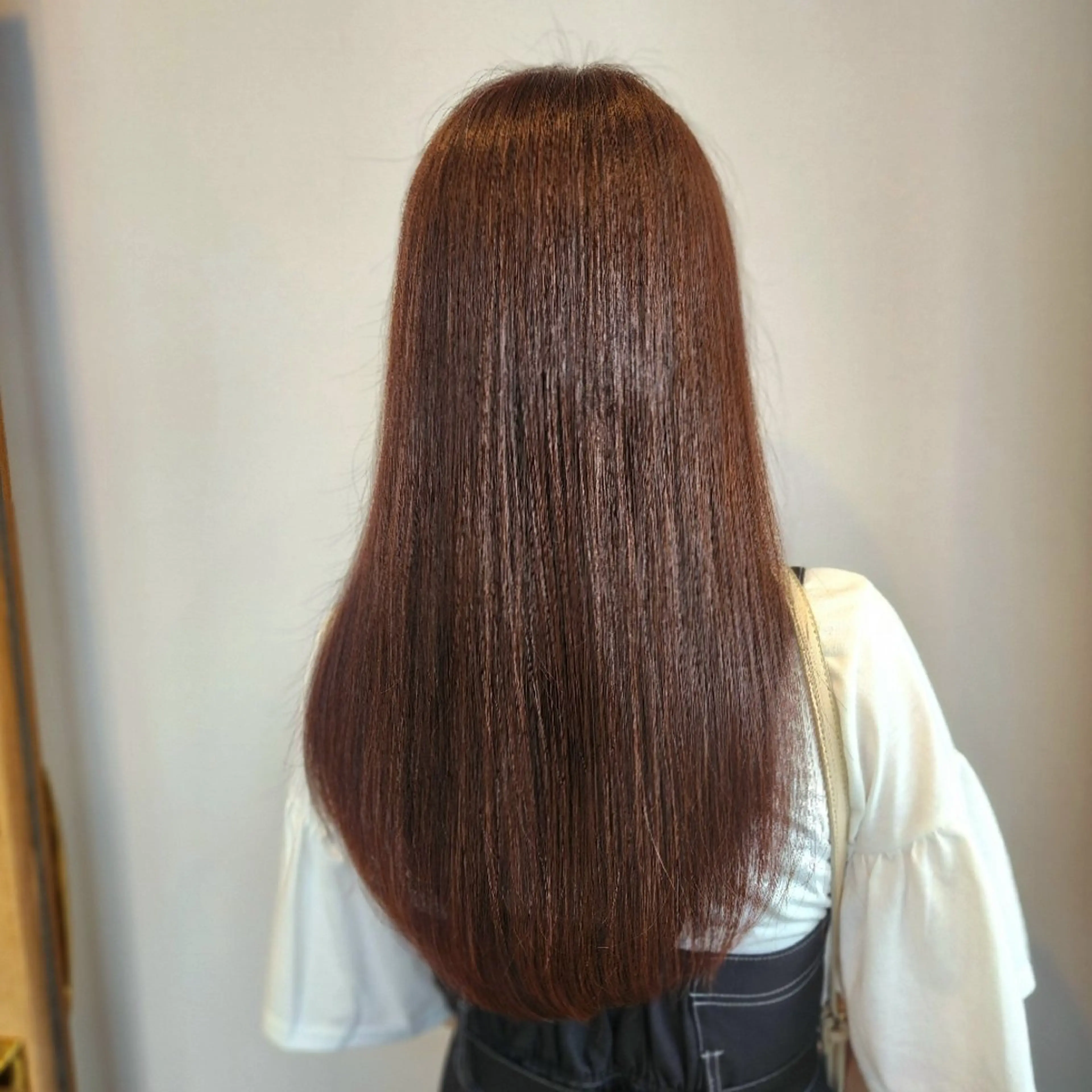 ロング カラー パープルカラー レッドカラー 髪質改善 O.hair designers所属・シールエクステ🎀 ホシノ🕒ユウカのヘアスタイル