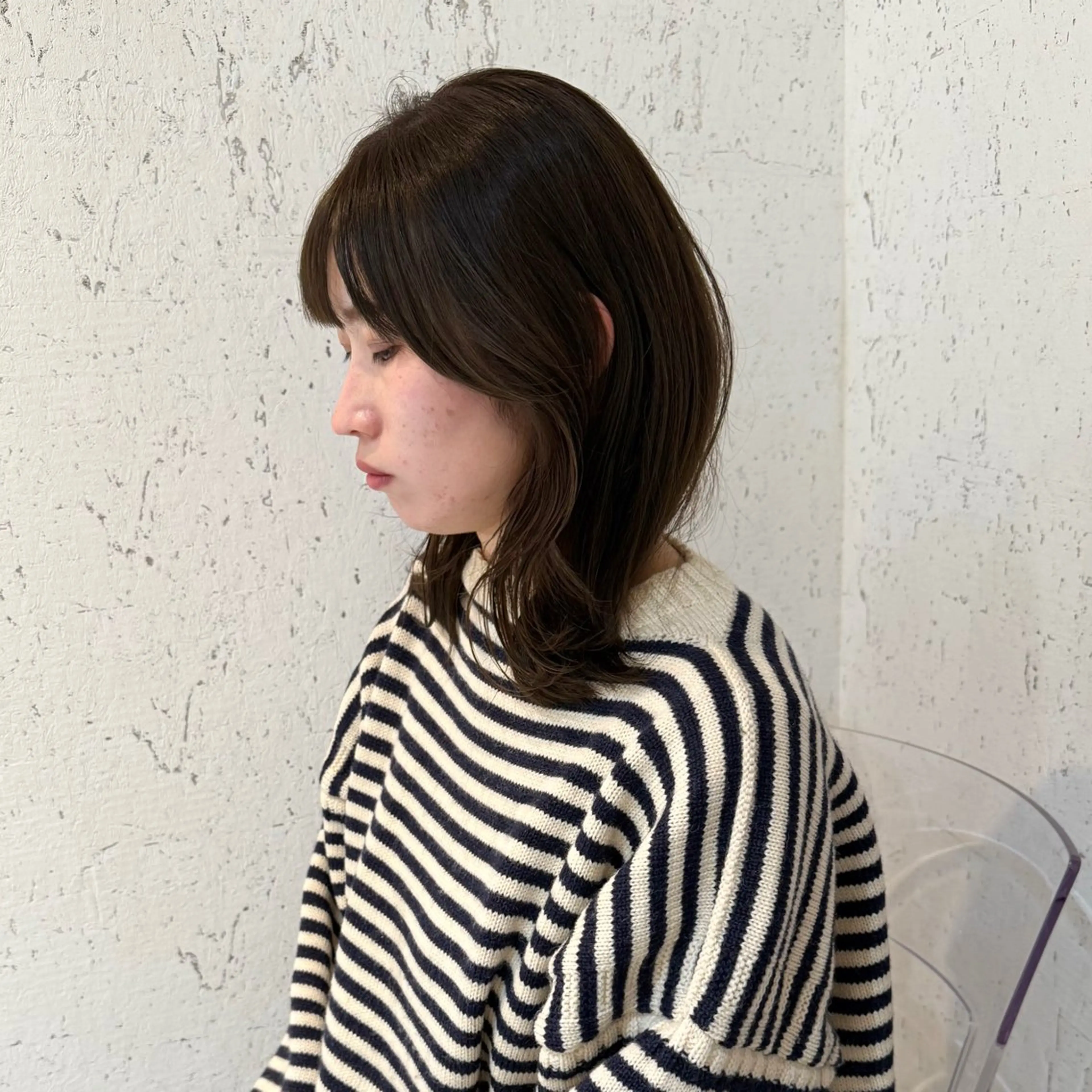 ミディアム カラー カット ヘアカラー トリートメント mai / linoah˚✧のヘアスタイル