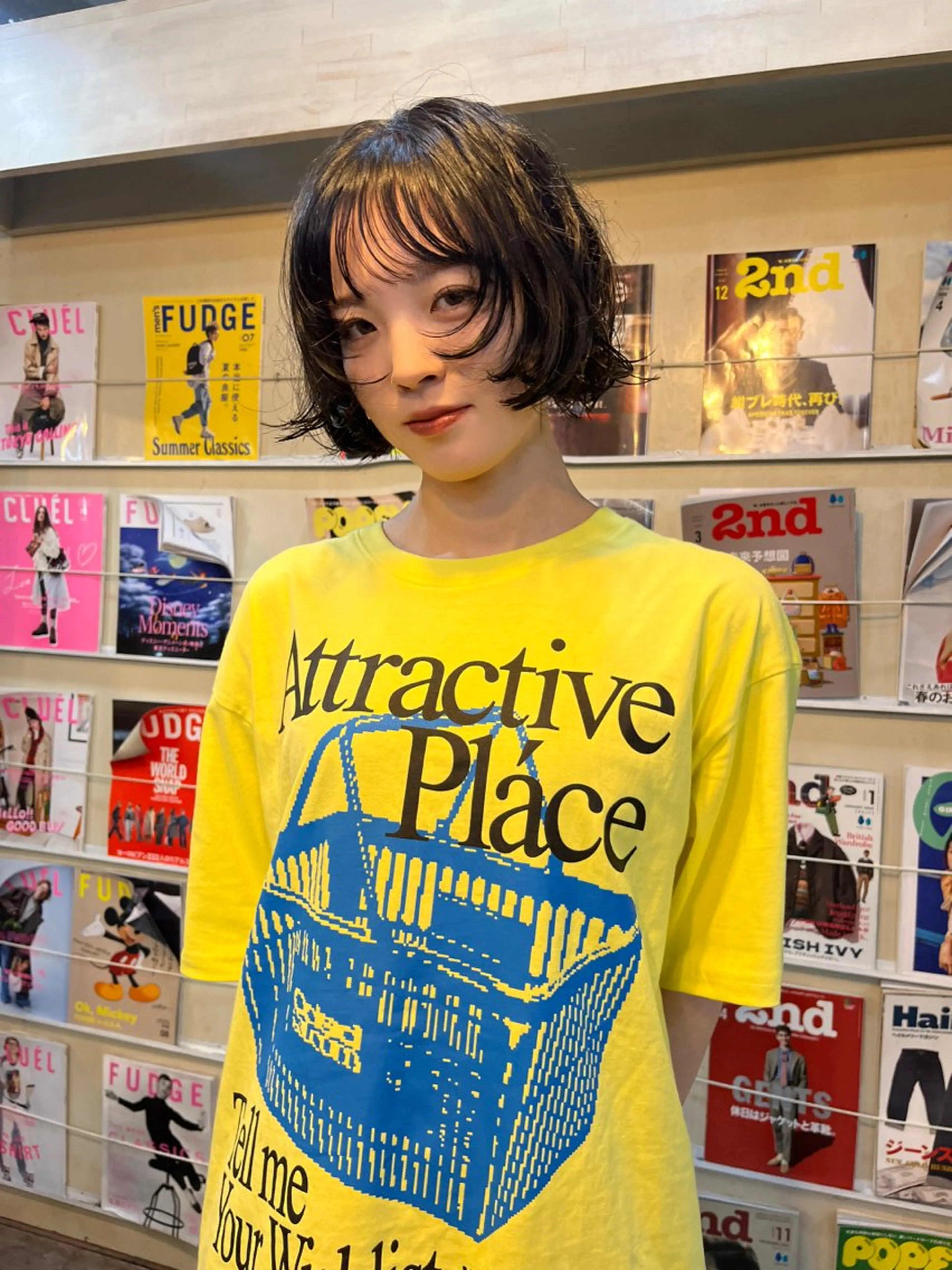 ショート パーマ カット パーマ トリートメント ハイトーン/顔まわり レイヤー/YUKAのヘアスタイル