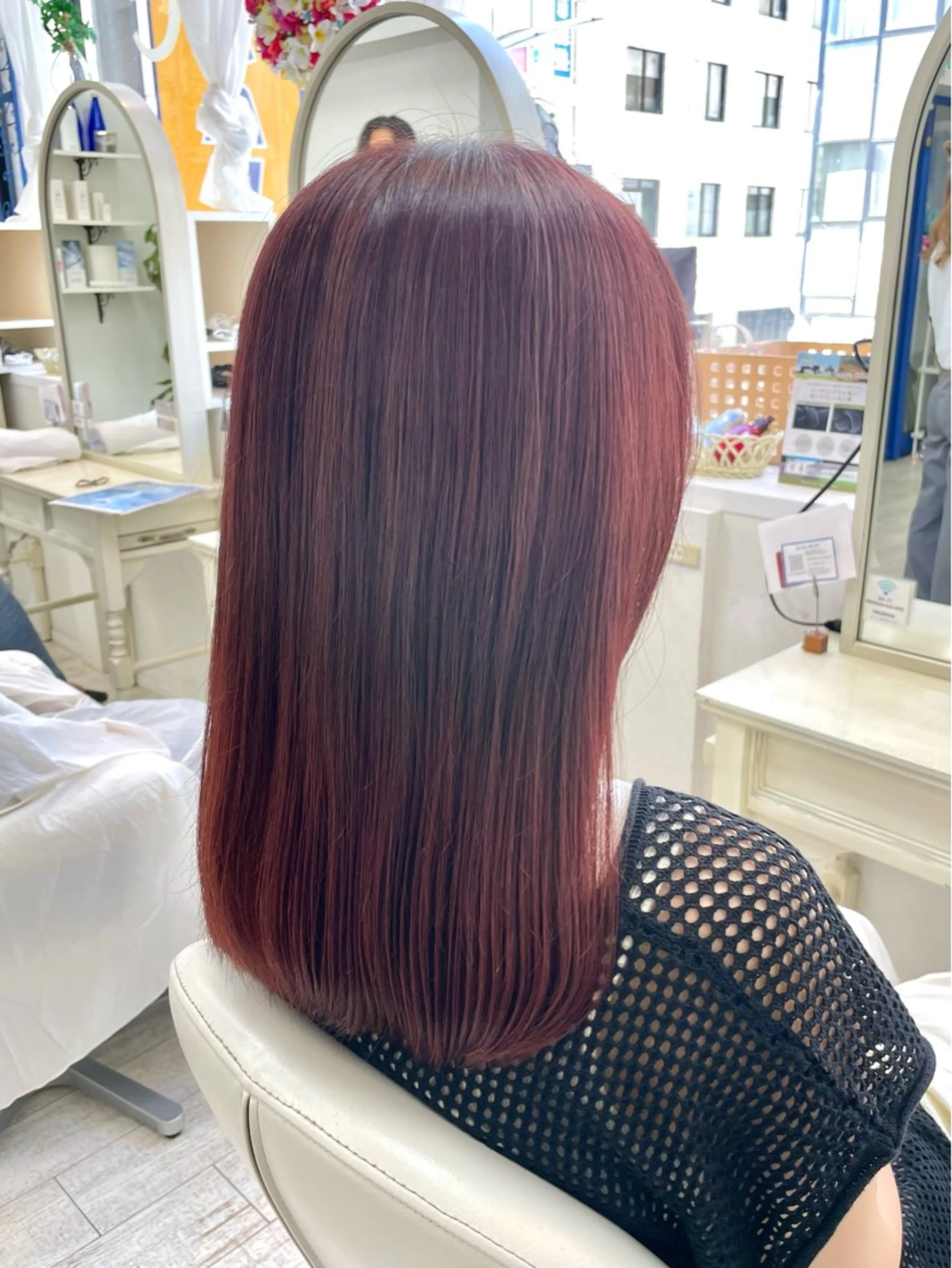 セミロング カット ヘアカラー トリートメント 新籾 尚哉のヘアスタイル