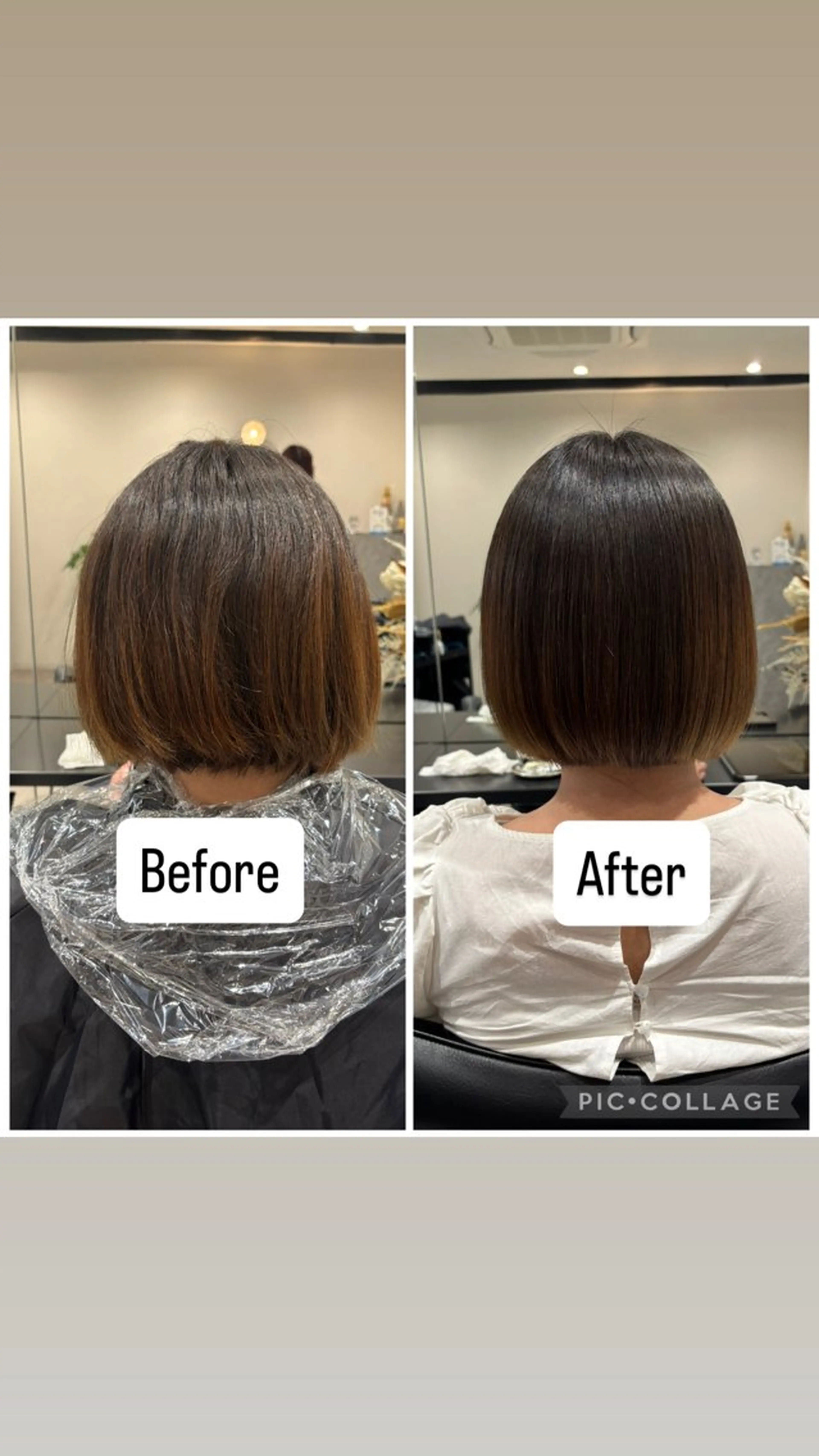 ミディアム 縮毛矯正 トリートメント ユカ🩵髪質改善 🩵完全マンツーマンのヘアスタイル