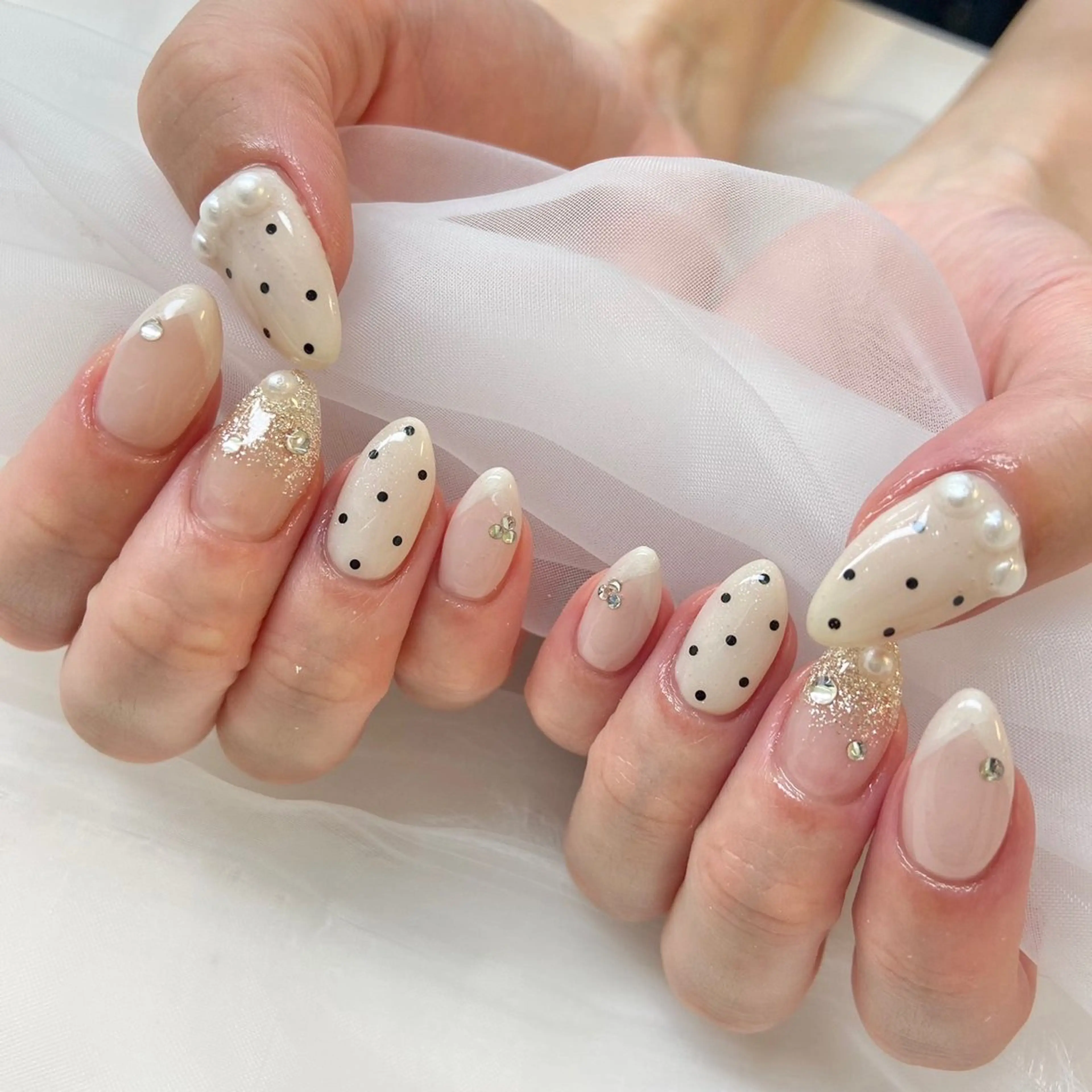 ミディアム ハンドネイル nail jaol池袋店所属・ネイルJaol 池袋のネイルデザイン