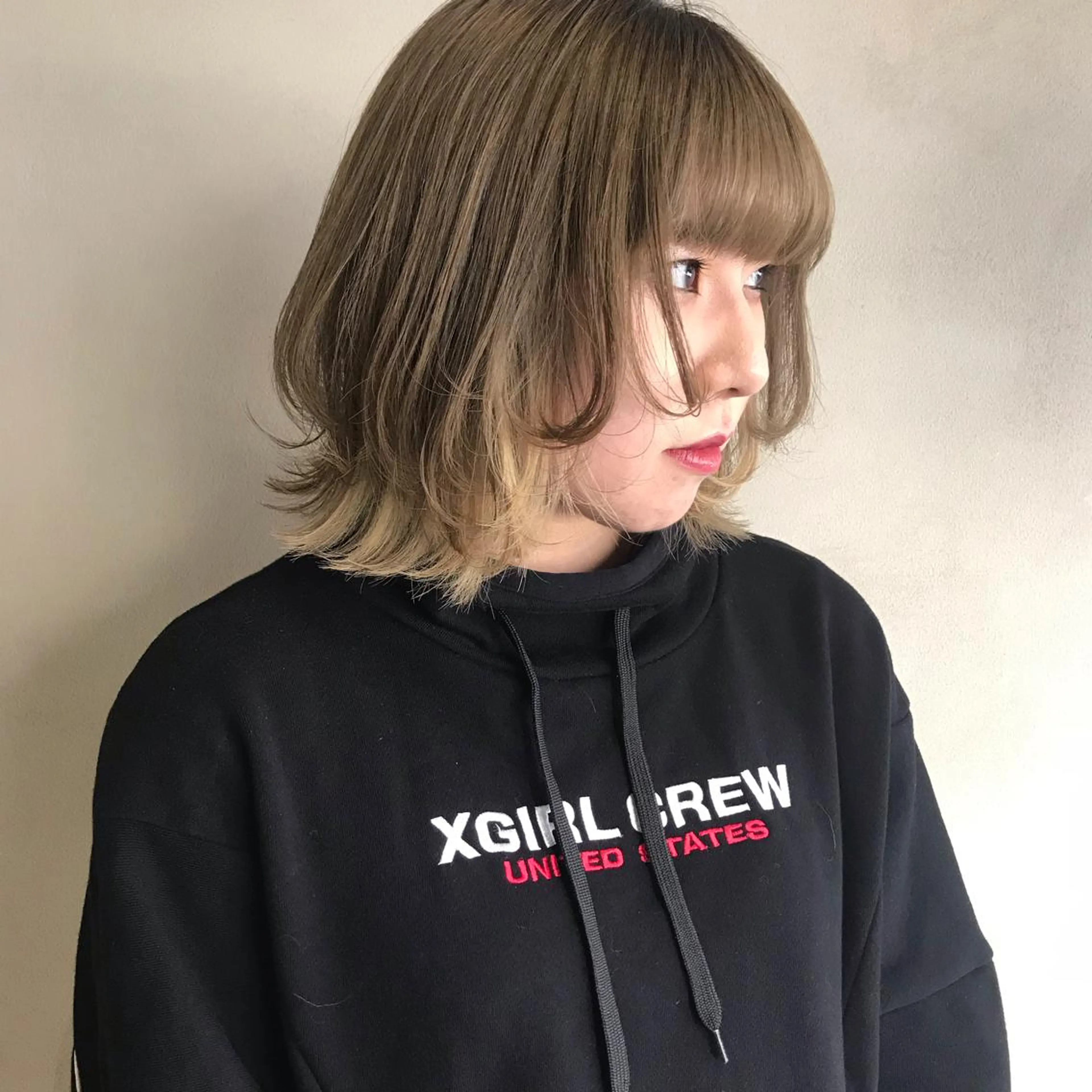 ミディアム カラー ウルフカット share salon JAM 吉祥寺所属・レイヤー/ブリーチ HIKARU ♡のヘアスタイル