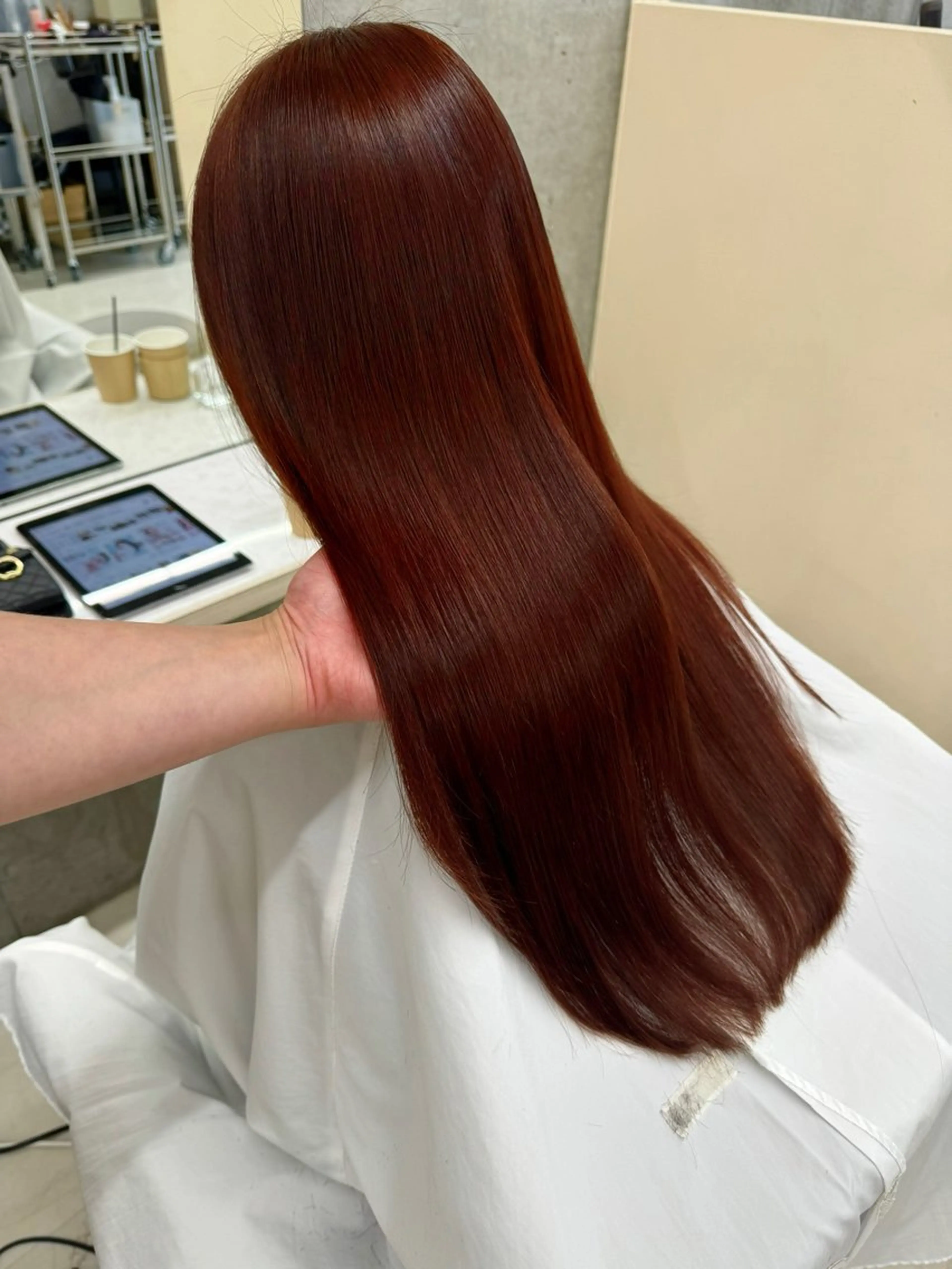 ロング カラー うる艶ヘア♡韓国好き 透明感　shotaのヘアスタイル