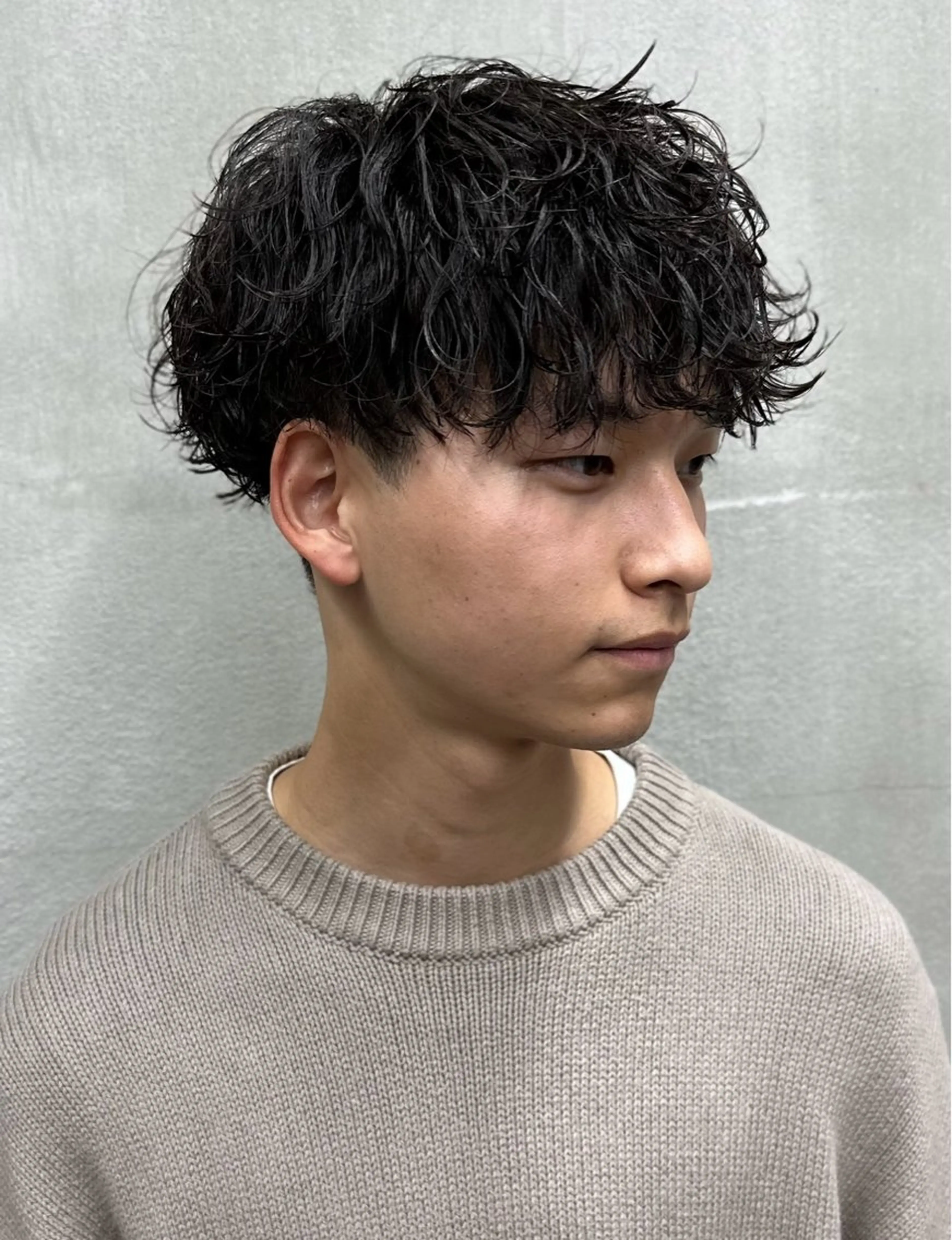 『メンズ限定』カット＋波巻きパーマの写真