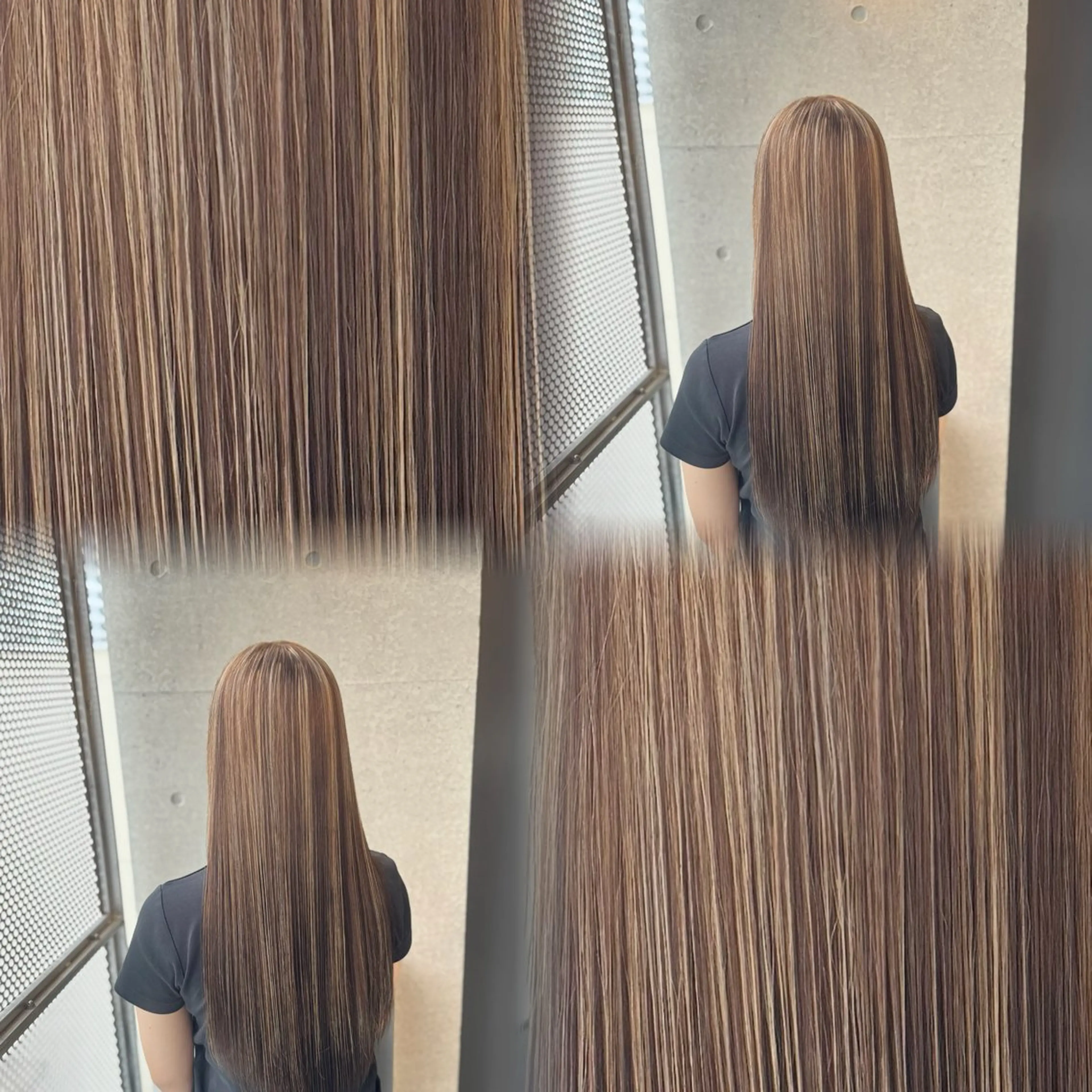 ロング カラー ヘアカラー 髙橋 李里亜のヘアスタイル
