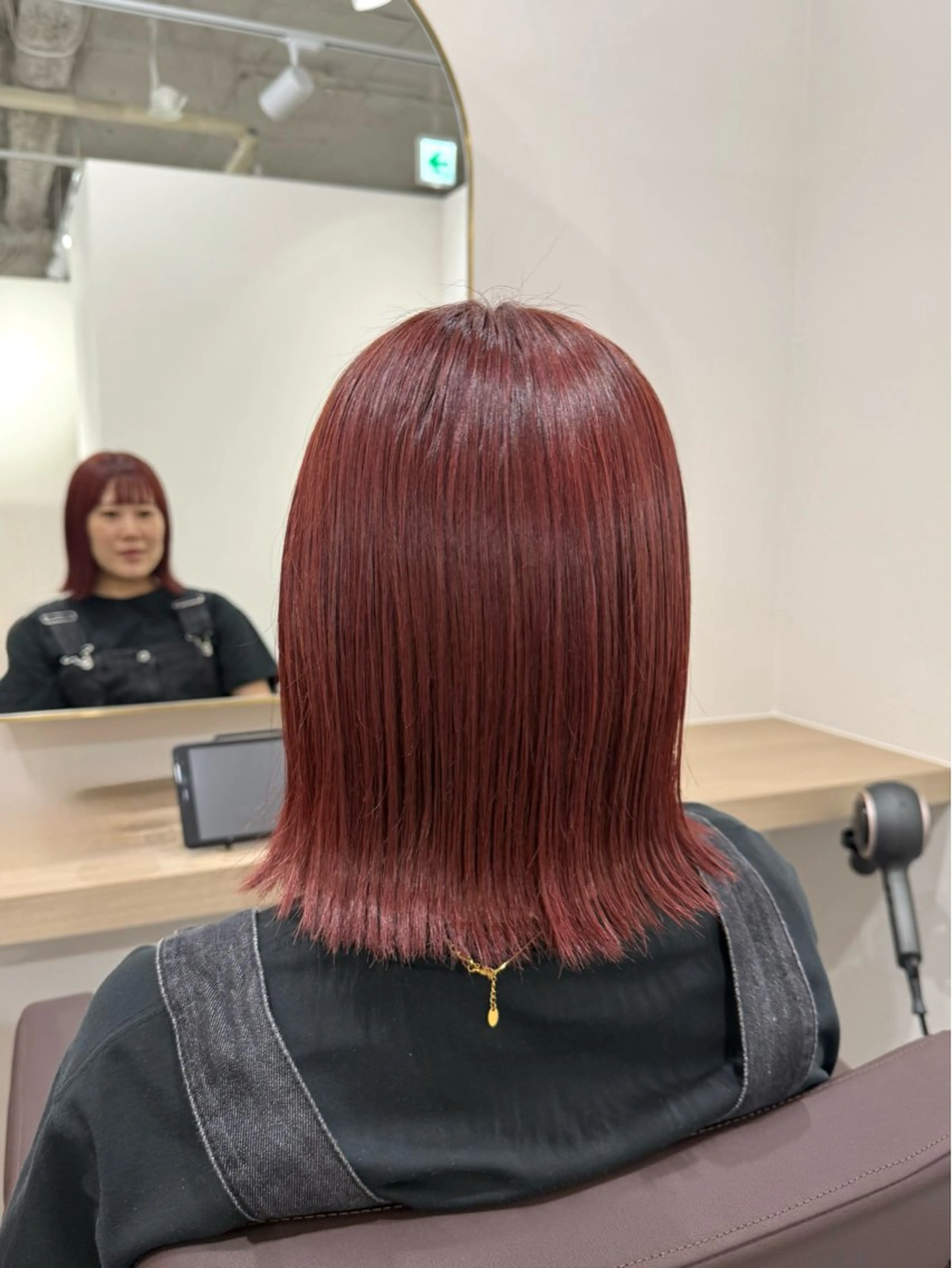 《カット+ブリーチなしダブルカラー+ flowdia内部補修トリートメント🦄》の写真