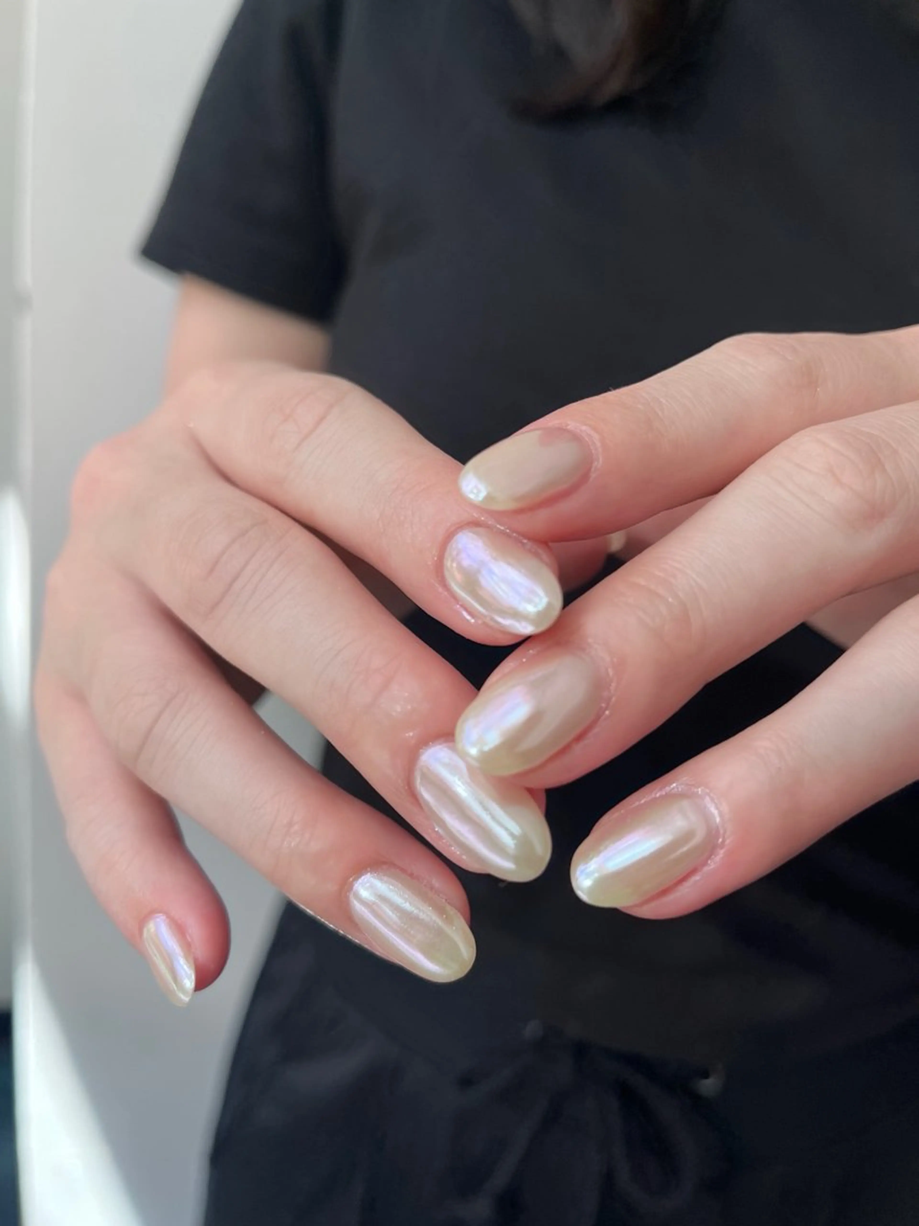 ネイル ホワイト ハンドネイル Nico nail&eye所属・Nico🐈‍⬛ 🎀Nanamiのネイルデザイン