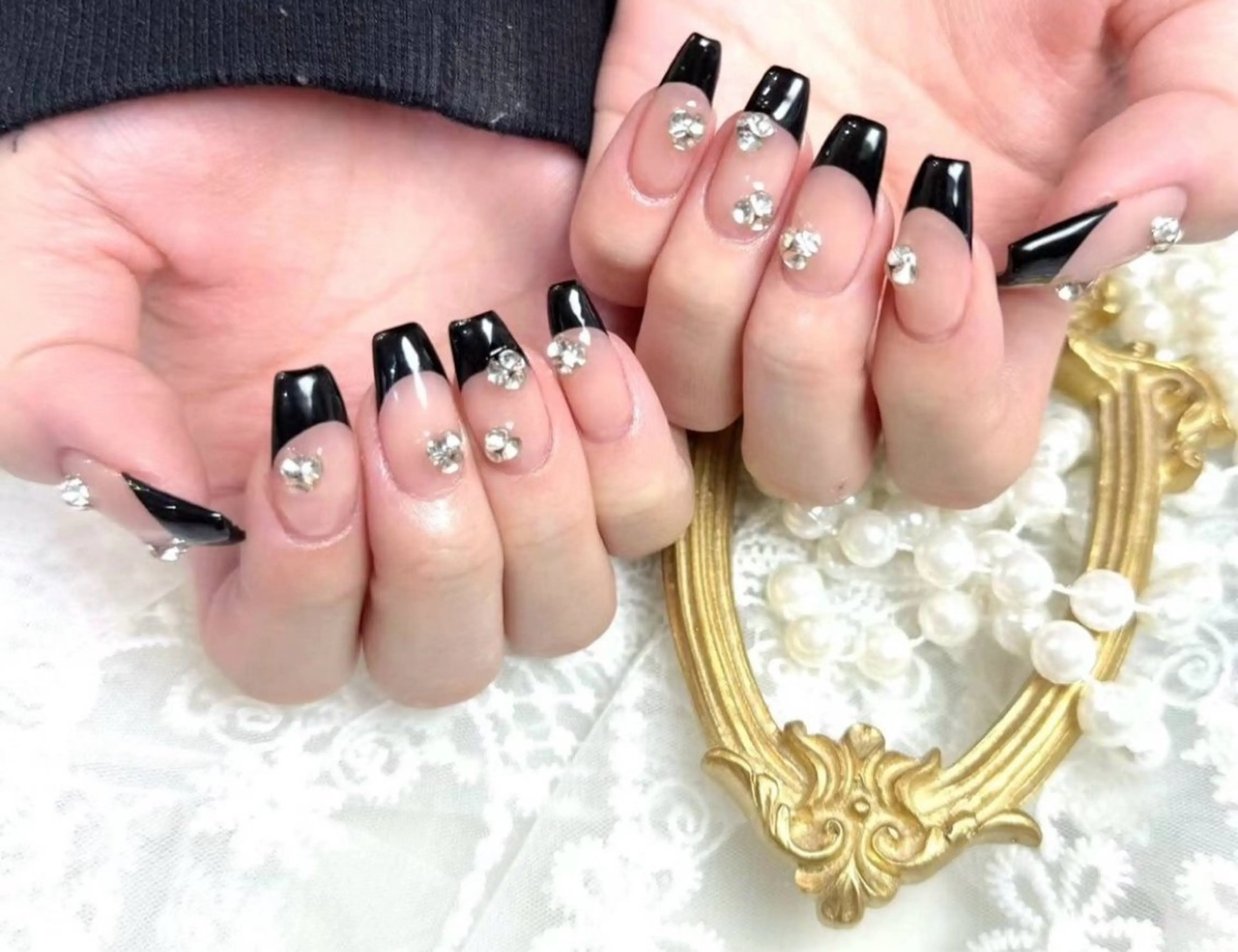 ネイル アートネイル フットネイル フレンチネイル ジェルネイル ハート My nail所属・babarla Nailのネイルデザイン