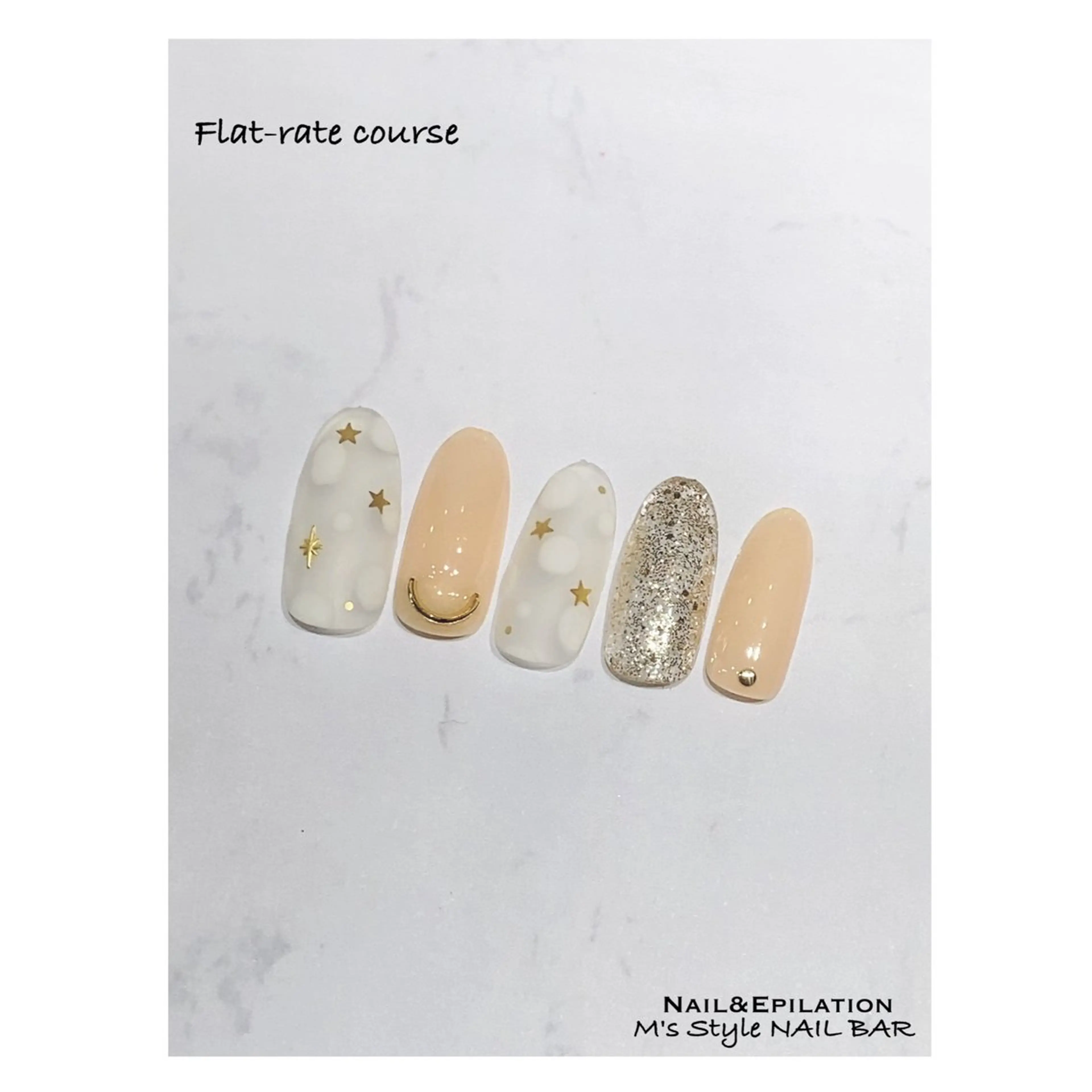 ネイル 成人式 フットネイル フレンチネイル ジェルネイル 韓国ネイル ハンドネイル M's Style NAIL BARのエステ・リラクイメージ