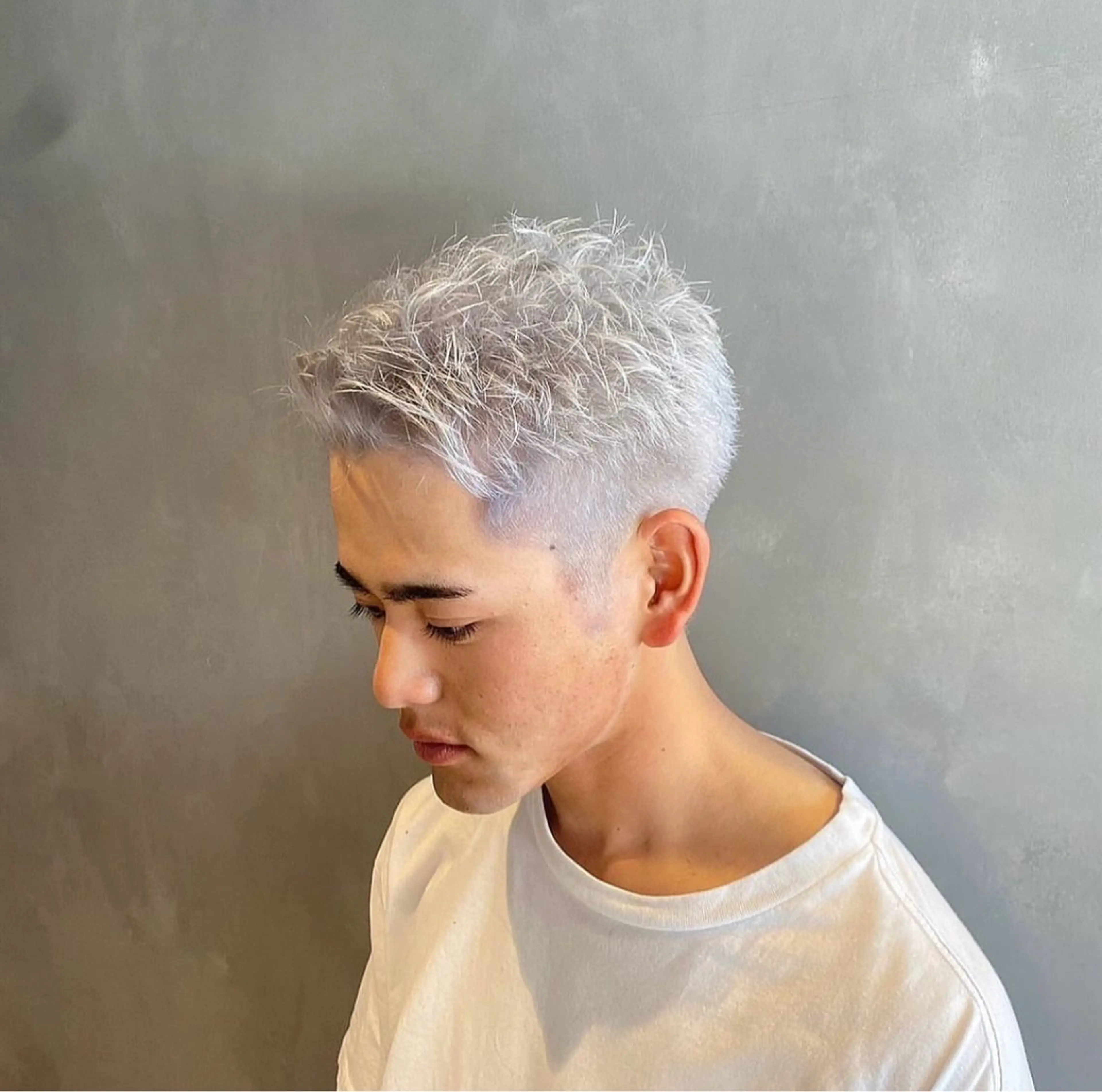 カラー メンズ そら୨୧˖ハイトーン men'scut✂︎のヘアスタイル