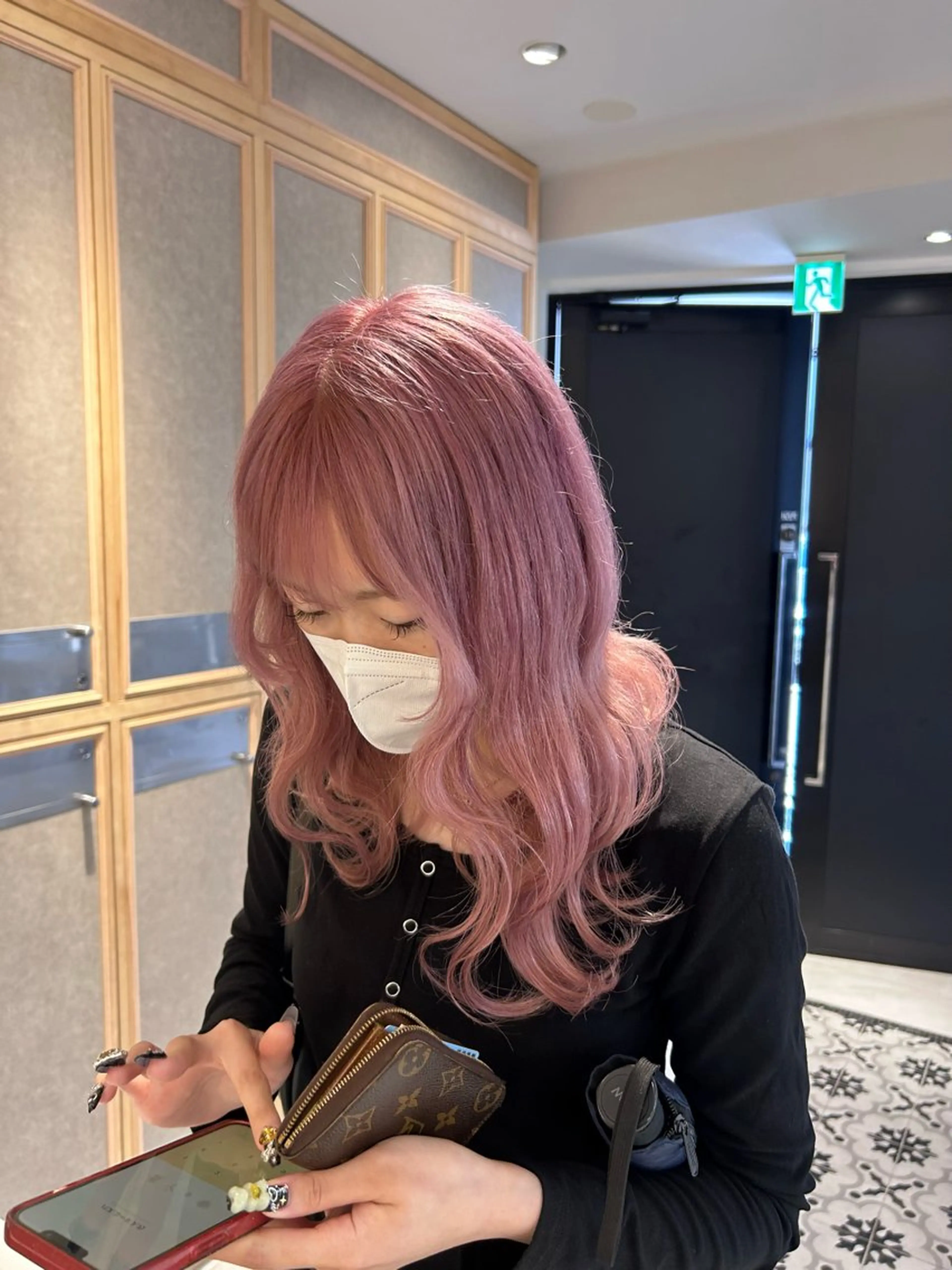 カラー ヘアカラー トリートメント ヘッドスパ ヘアセット ハイトーン/エクステ レイヤー/mikoのヘアスタイル
