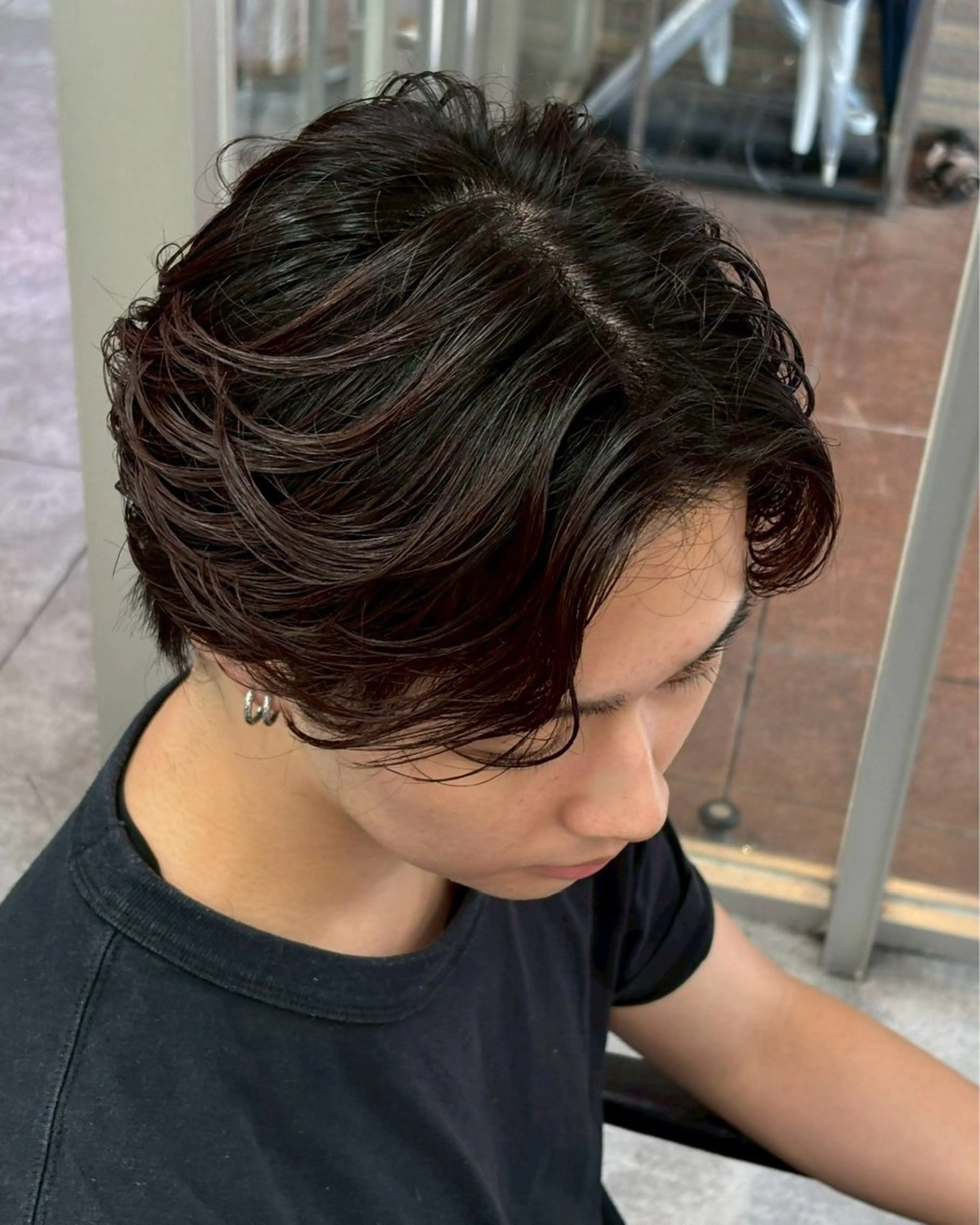 パーマ メンズ カット パーマ トリートメント メンズ特化美容師 🌙RINAのヘアスタイル