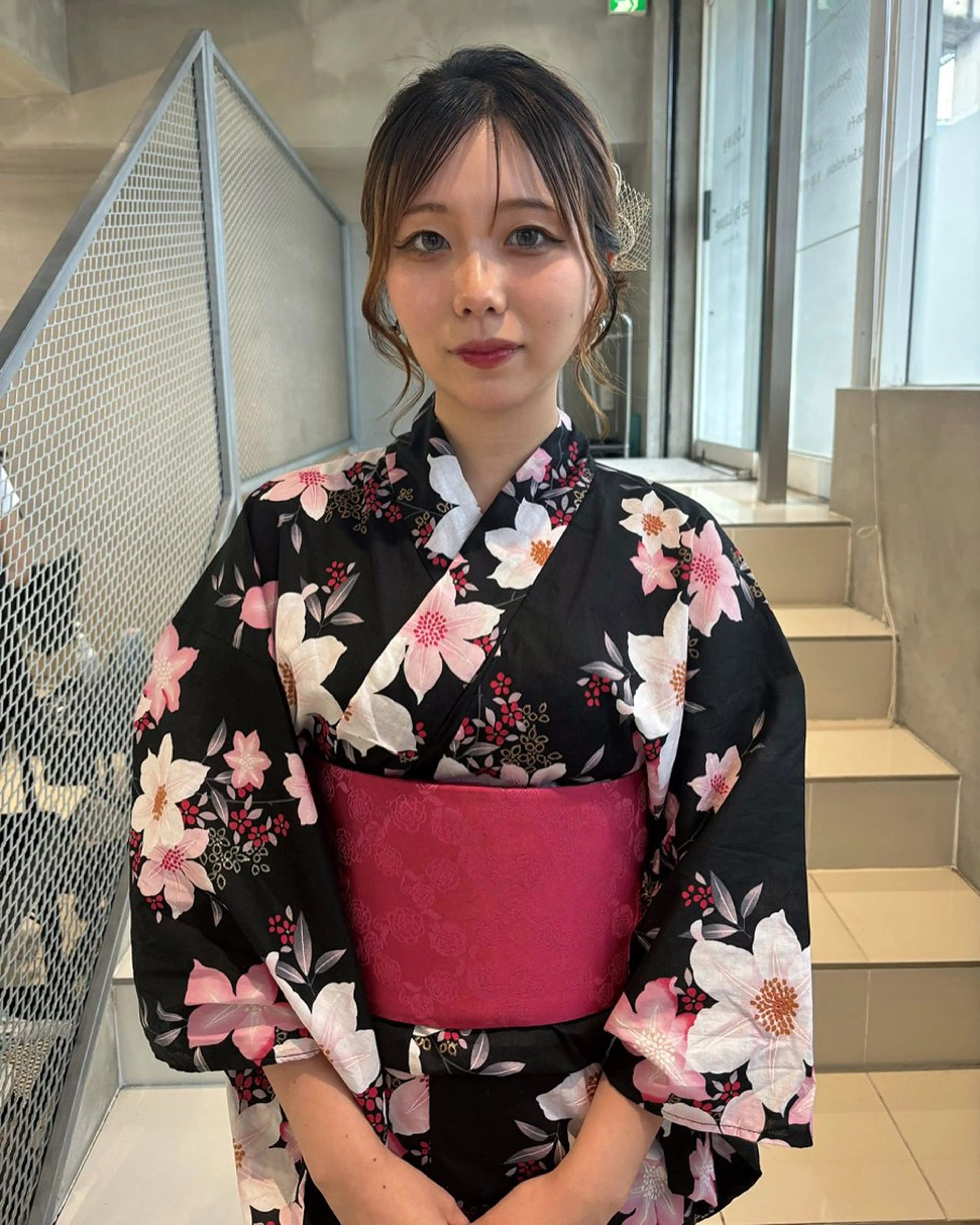 浴衣着付け＋ヘアセット🪄ྀི✨の写真