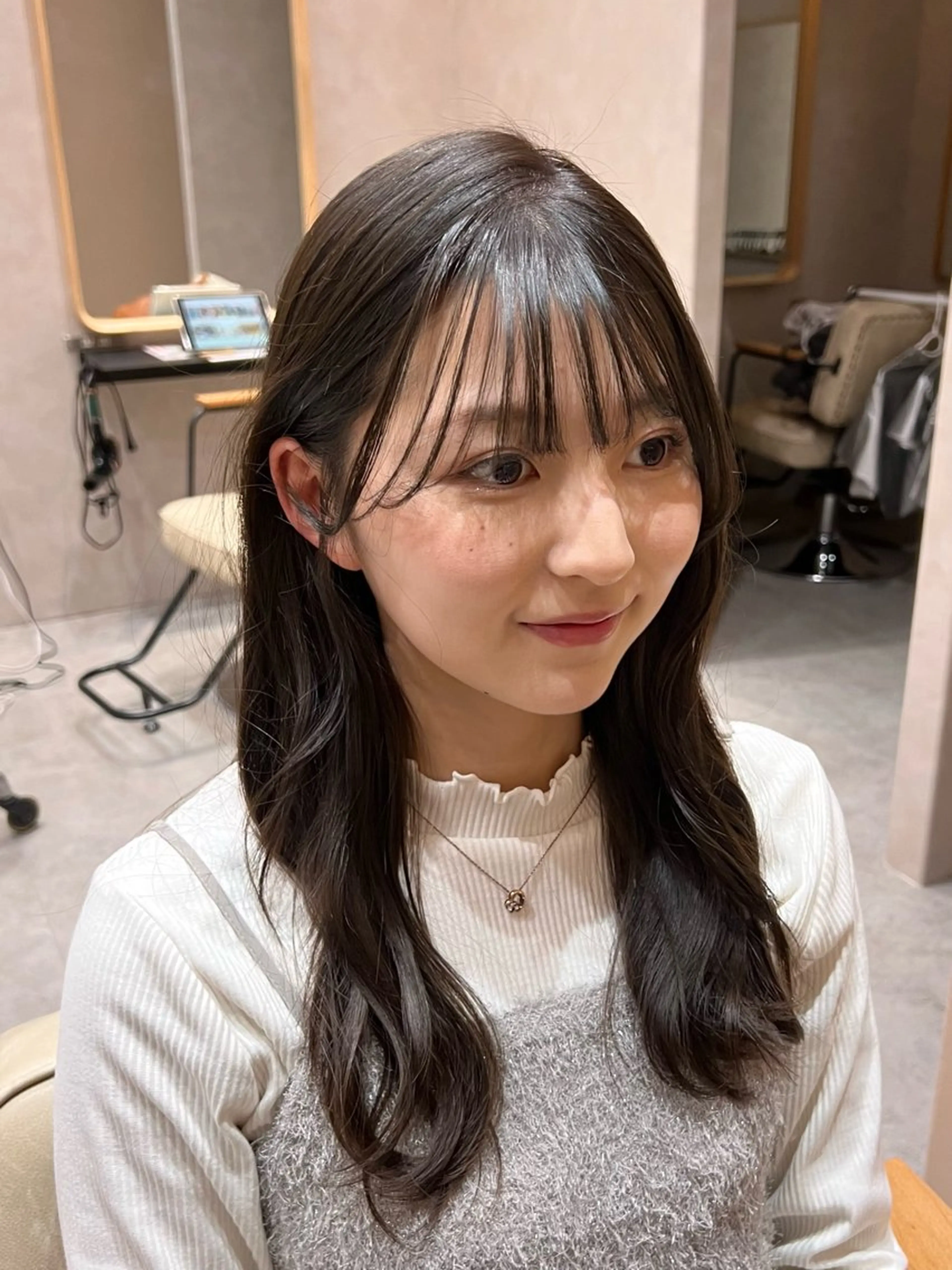 セミロング カラー ブラウンカラー ヘアカラー トリートメント 透明感/明るめ ヘア/kazui🐈のヘアスタイル