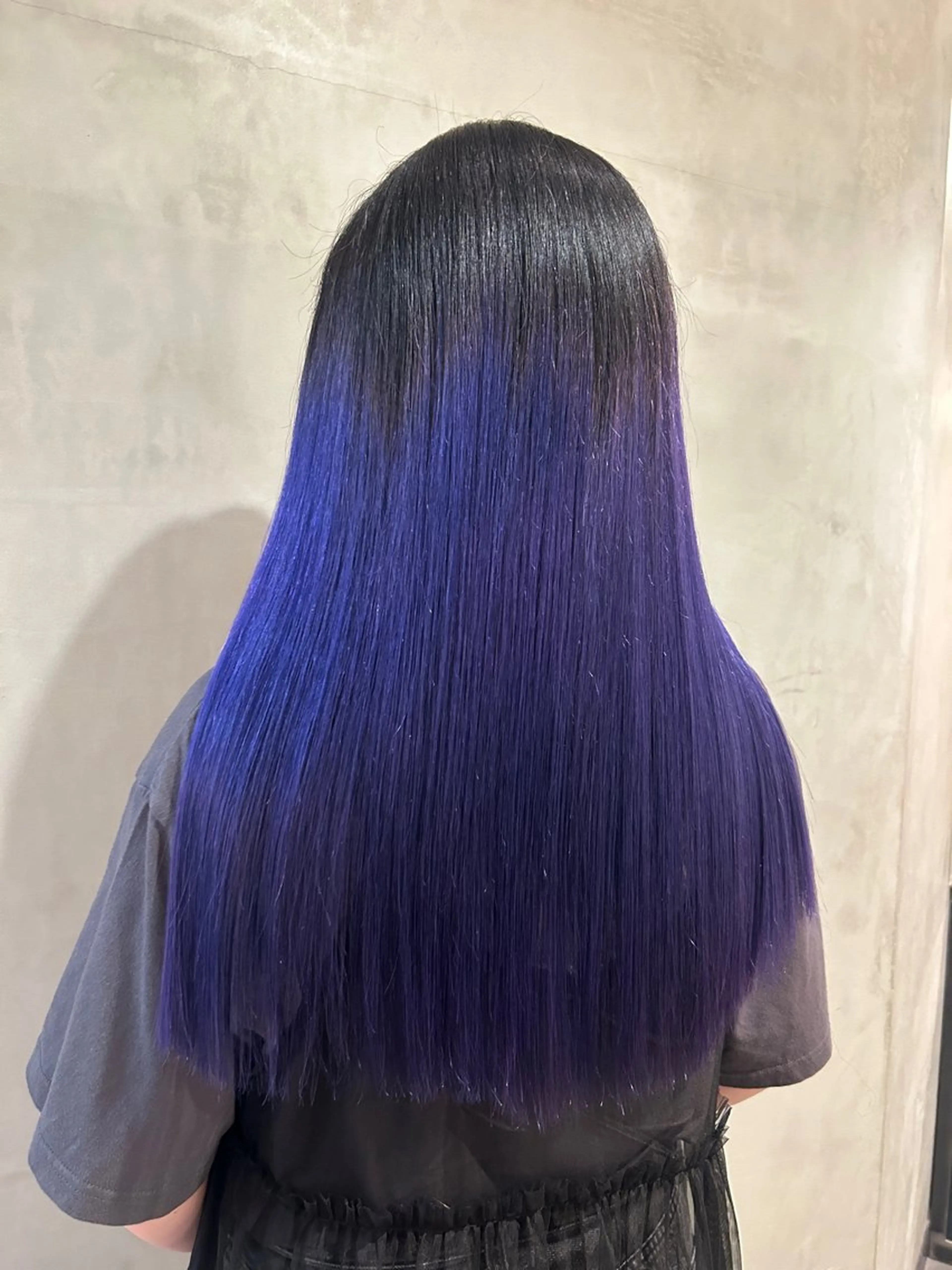 ロング カラー ヘアカラー トリートメント デザインカラー🖤 イシイレイのヘアスタイル