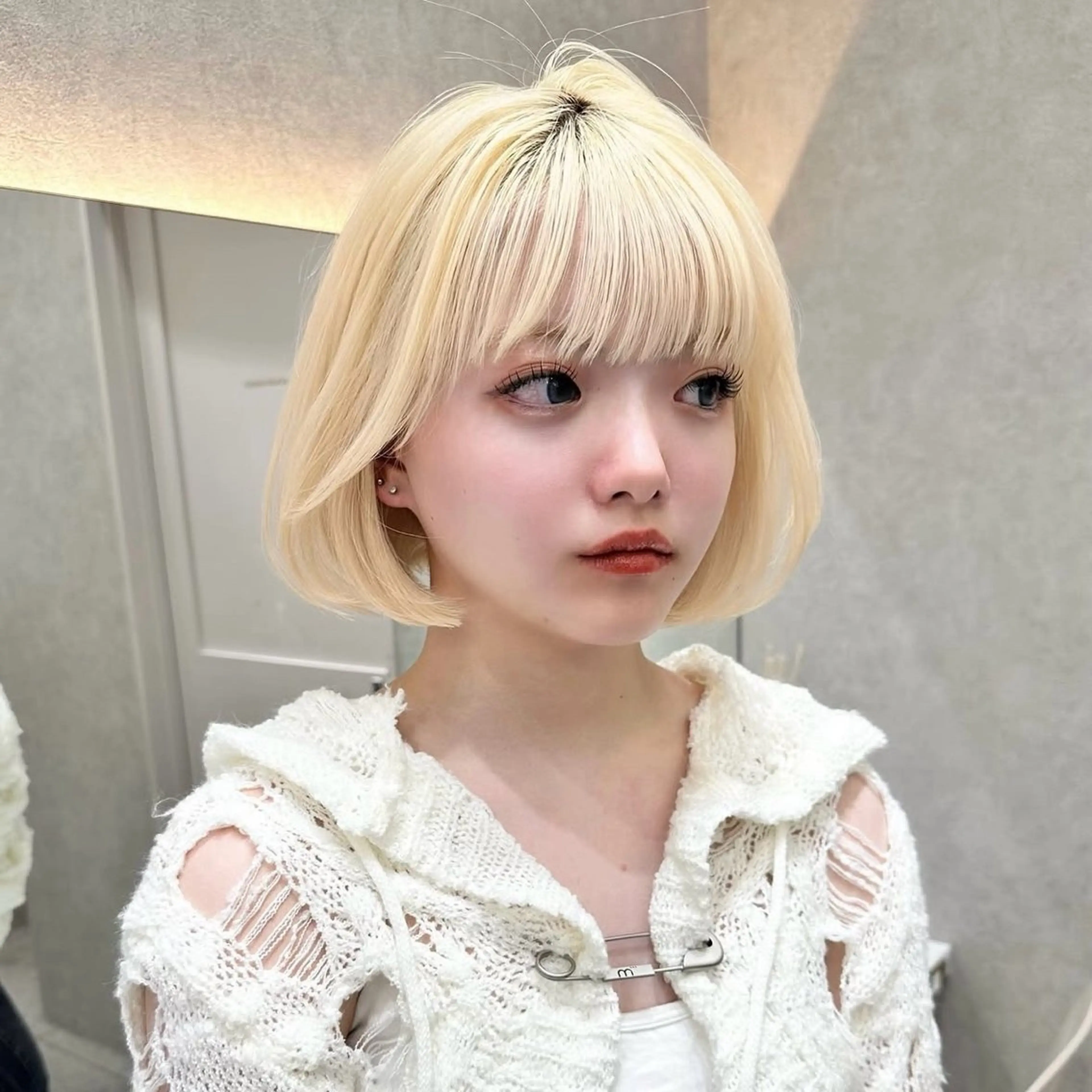 ショート カラー ヘアカラー トリートメント Lond Le'aのヘアスタイル