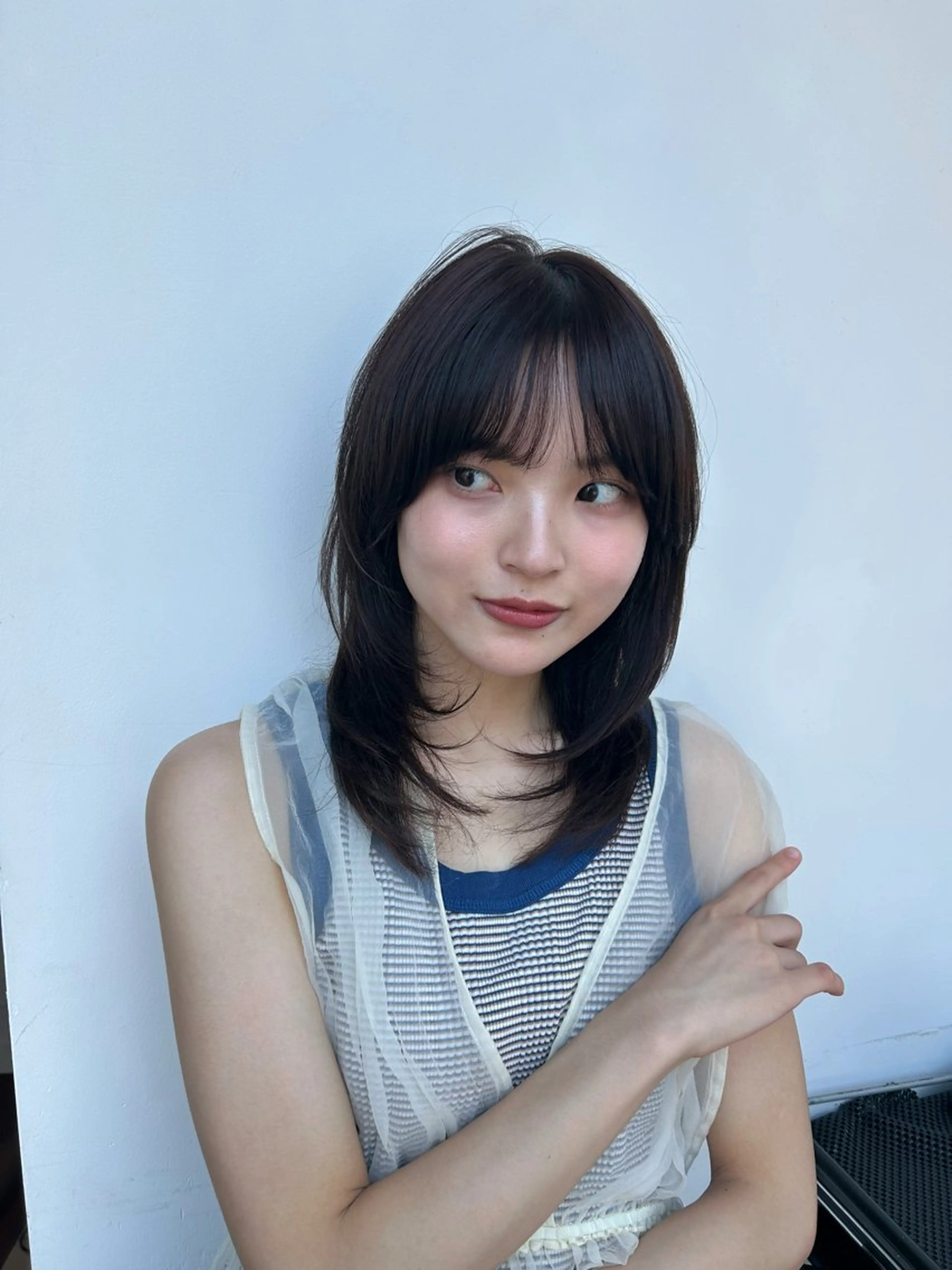 就活、就職にオススメ✨暗髪でも透明感のあるone color🪻✨＋（初めての方無料）treatment🇰🇷の写真